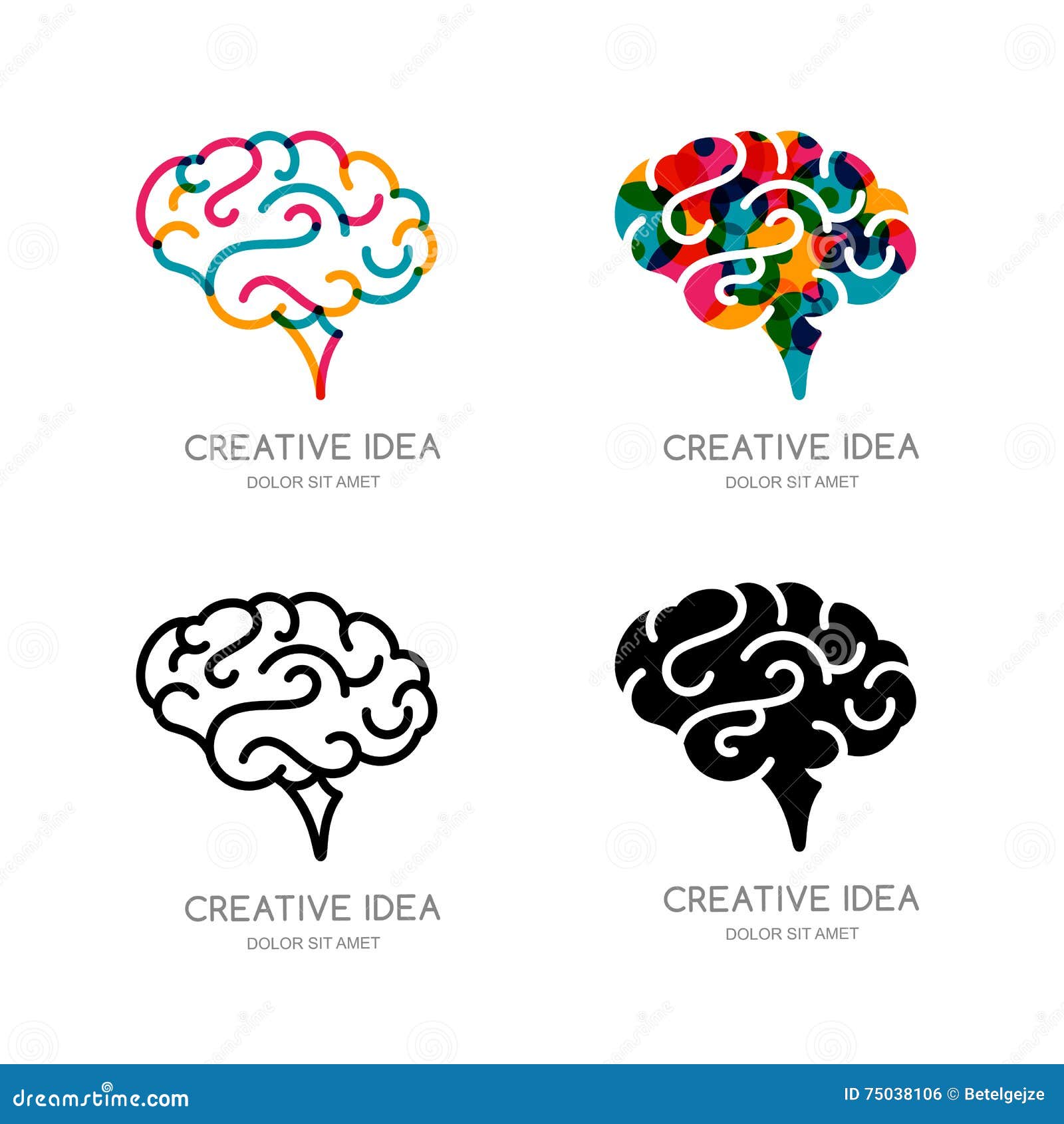 Mind Logo Human Brain Logo Head Logo