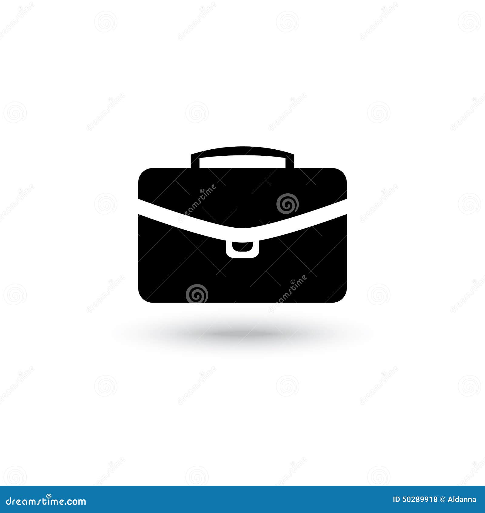  briefcase black icon