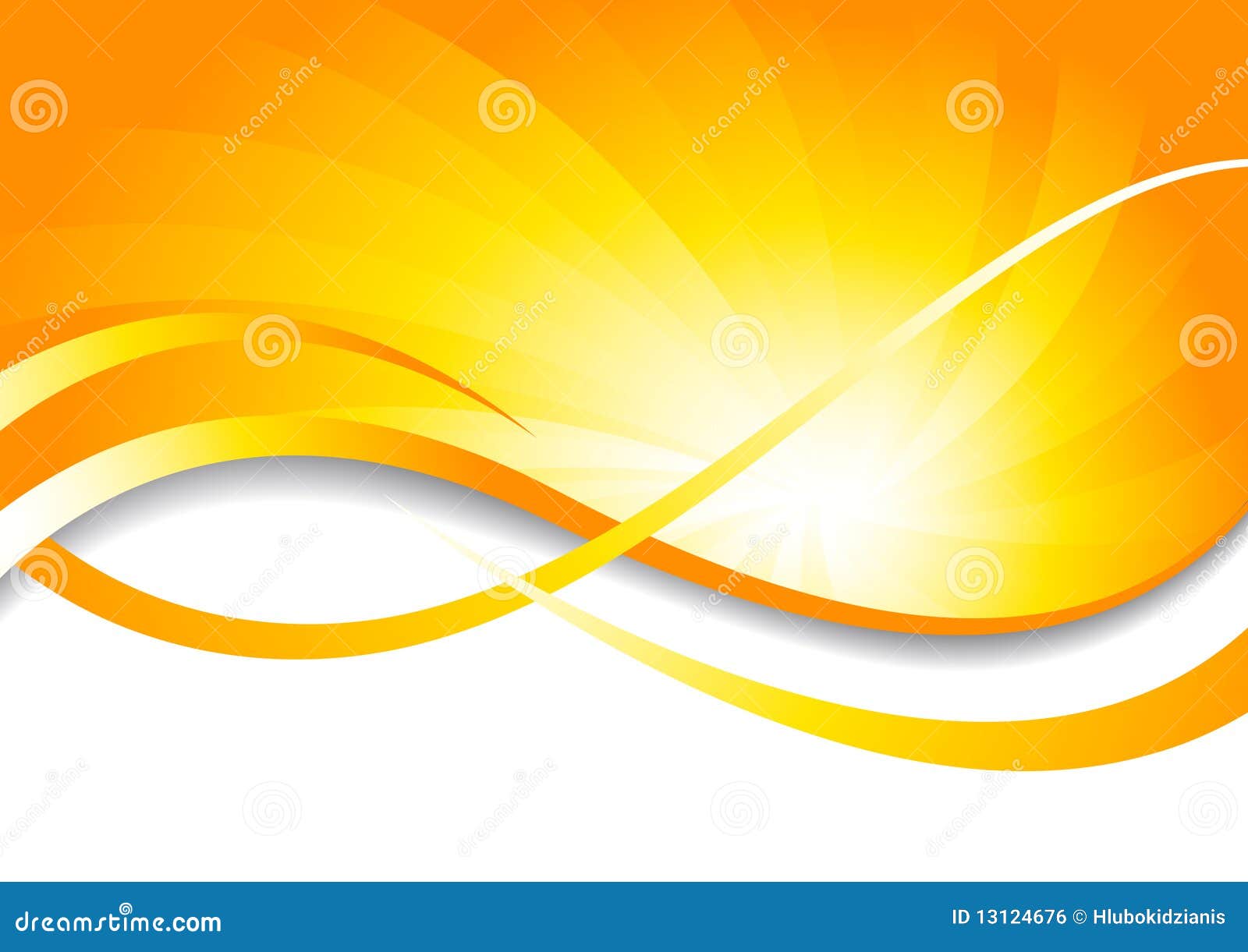 Vector Bright Background in Yellow Stock Vector - Illustration of orange,  creative: 13124676
