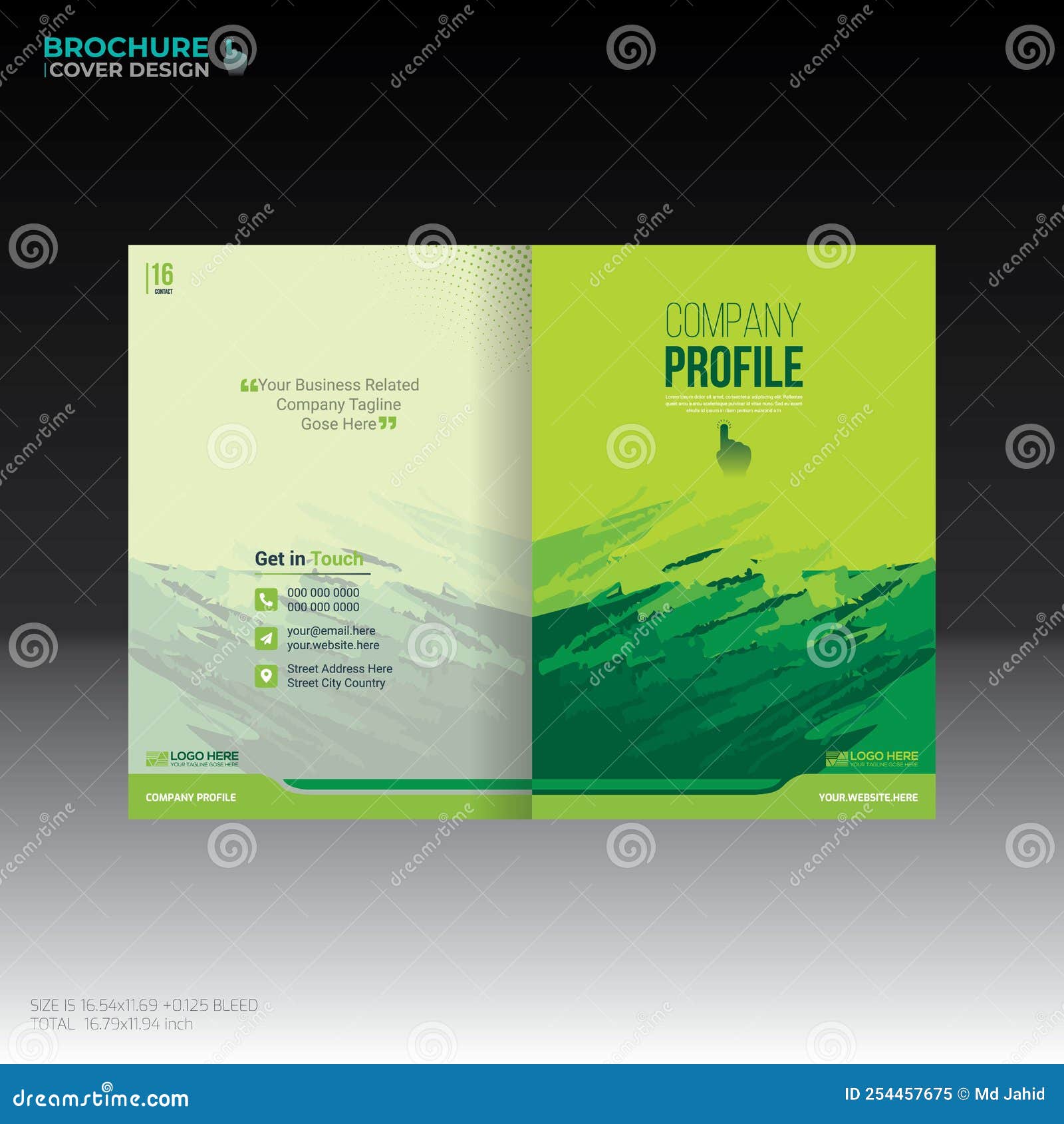 Vector Brochure Cover Design Stock Illustration Illustration of