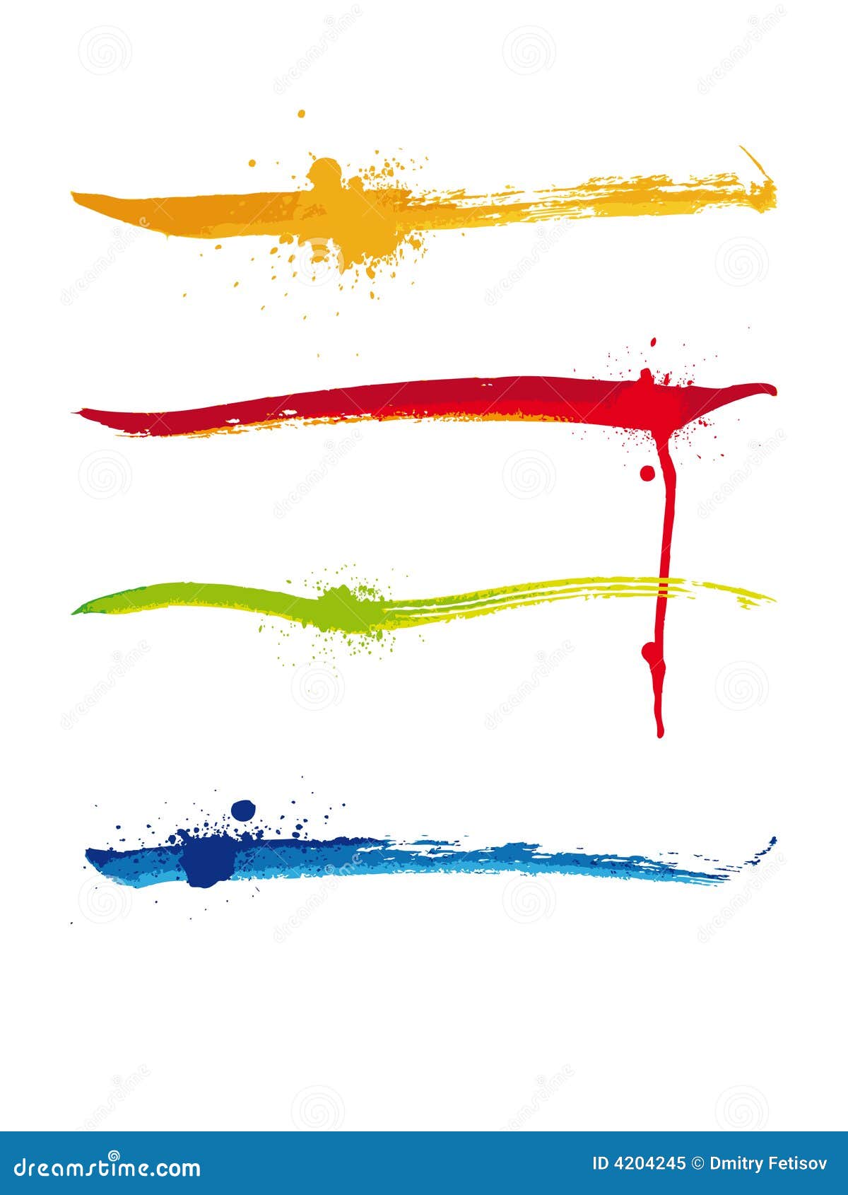 Vector brush stock vector. Illustration of effects, illustration - 4204245