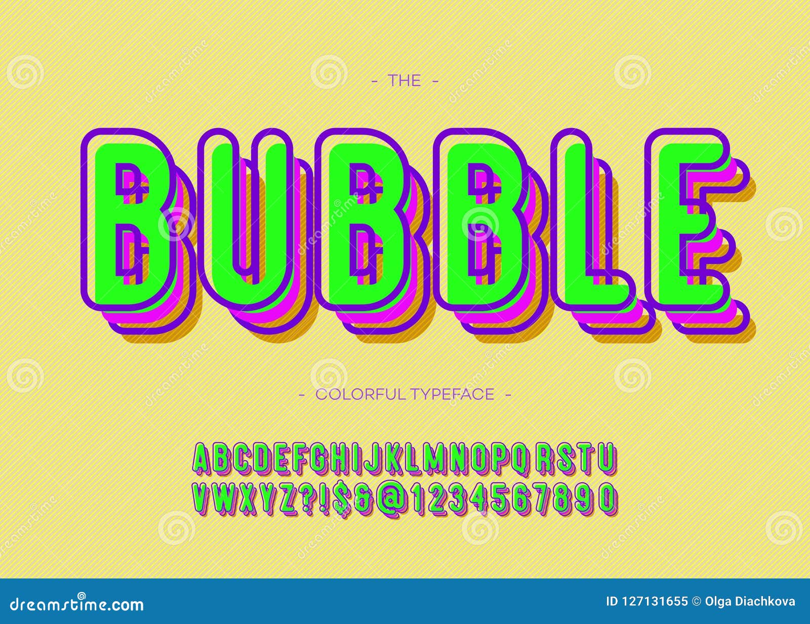 trendy bubble font trendy bubble font