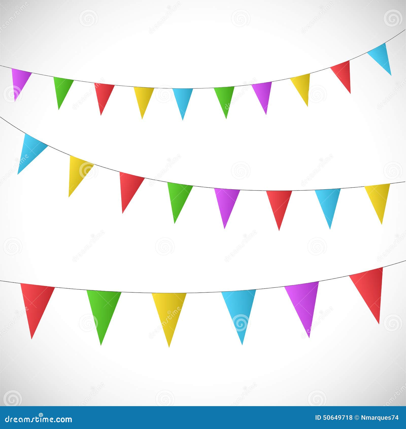 Vector Bunting Banners stock vector. Illustration of gingham - 50649718