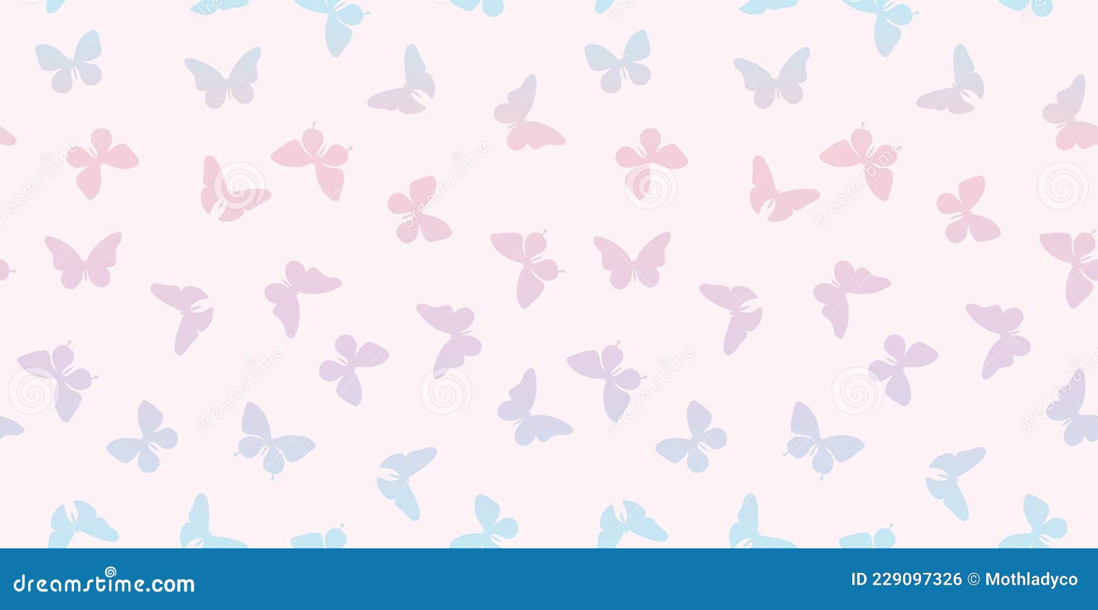 Vector Butterfly Seamless Repeat Pattern Wallpaper, Background with  Butterflies Stock Vector - Illustration of shape, colorful: 229097326