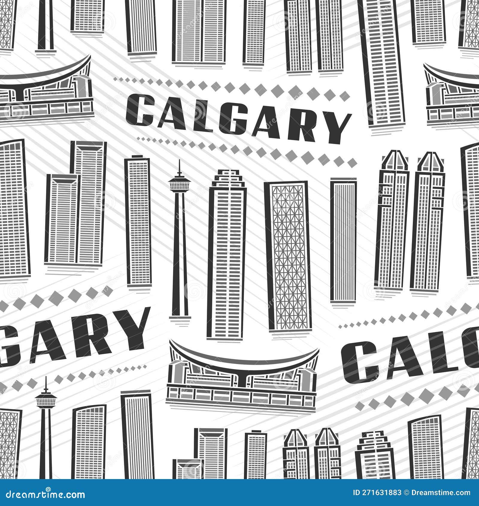  calgary seamless pattern
