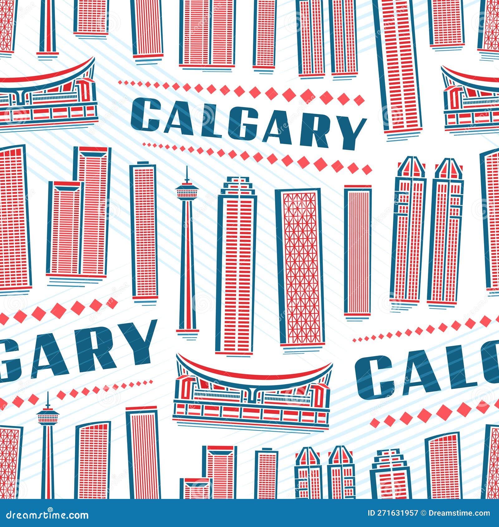  calgary seamless pattern