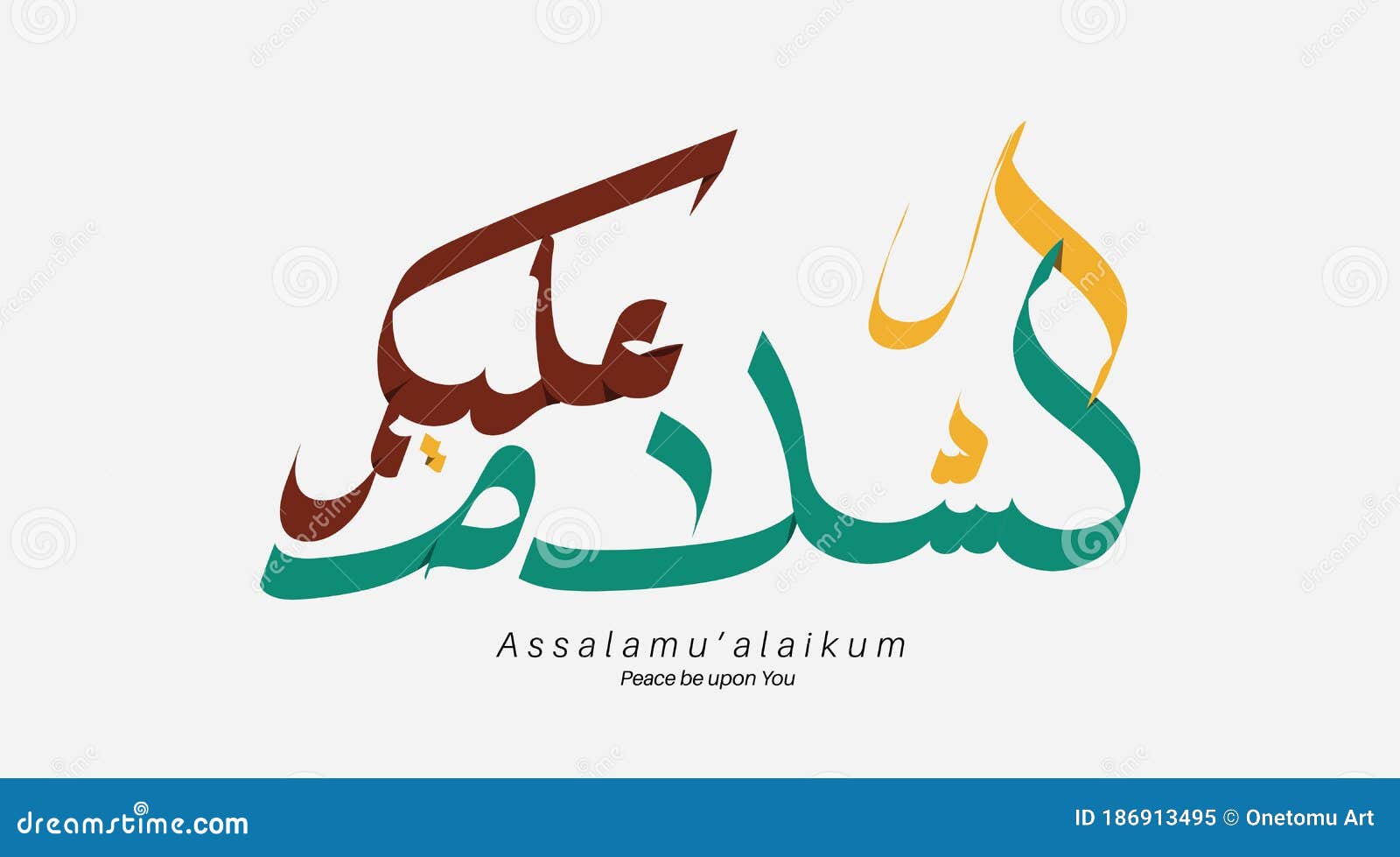  Vector  Calligraphy Of Islam Assalamualaikum  Stock Vector  