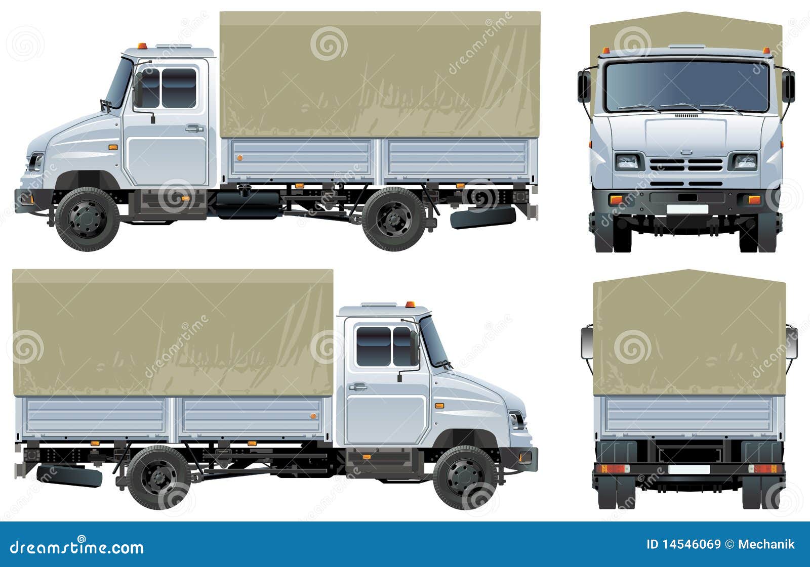  canopy delivery / cargo truck