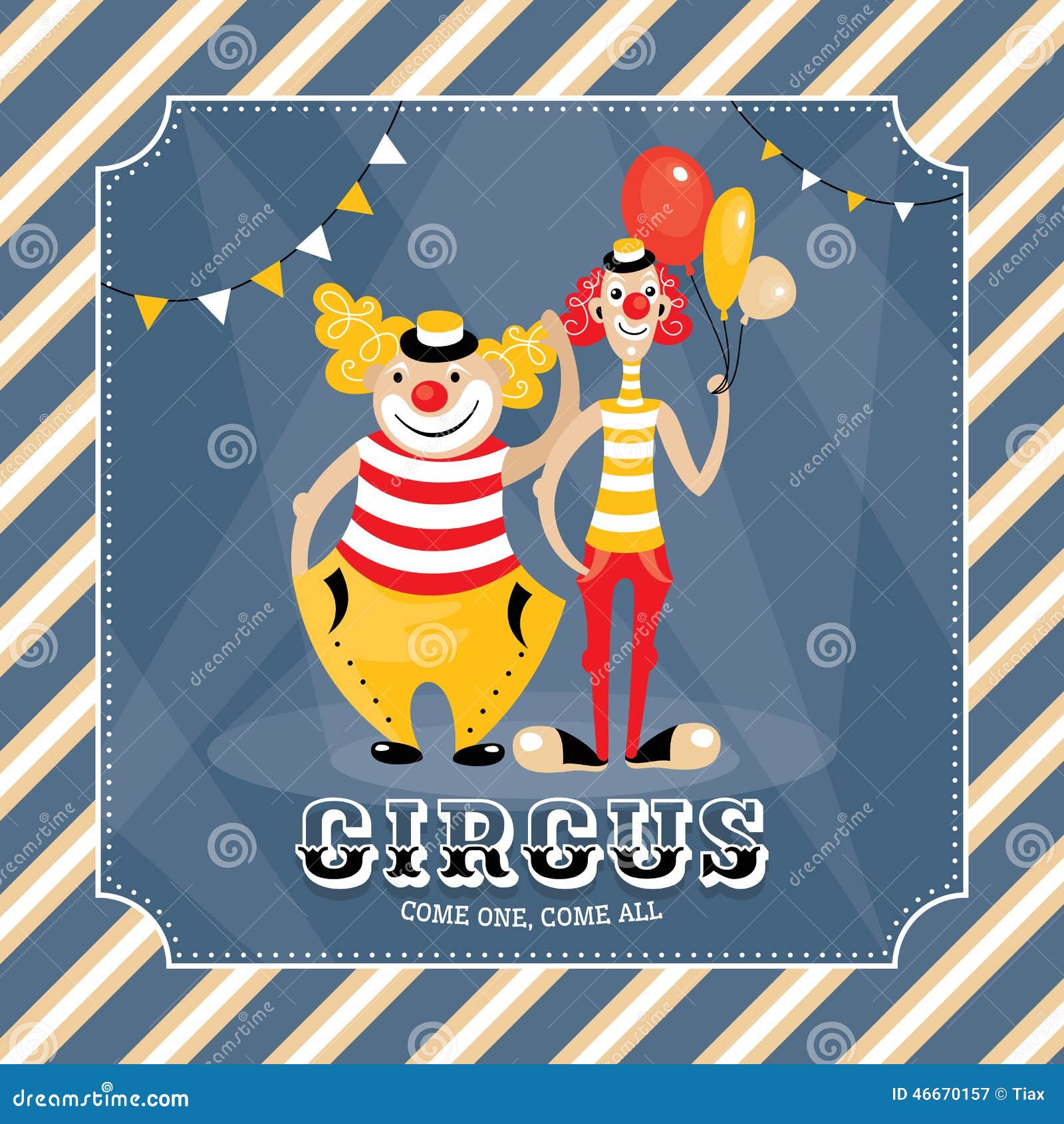 Vintage Clowns Stock Illustrations – 222 Vintage Clowns Stock ...
