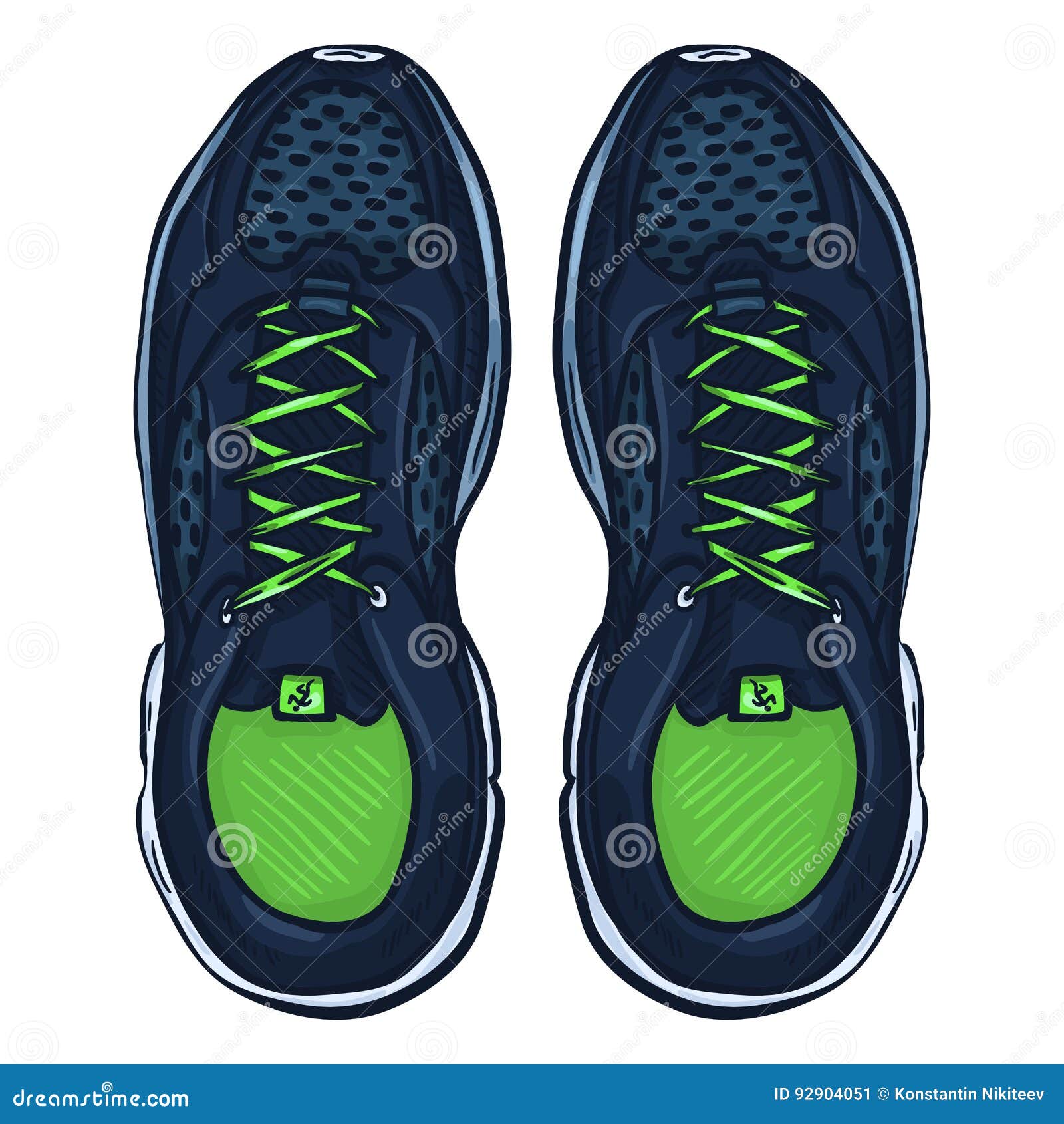 Vector Cartoon Blue Running Shoes Stock Vector - Illustration of fashion, equipment: 92904051 Vector Cartoon Blue Running Shoes Stock Vector - Illustration of fashion, equipment: 92904051