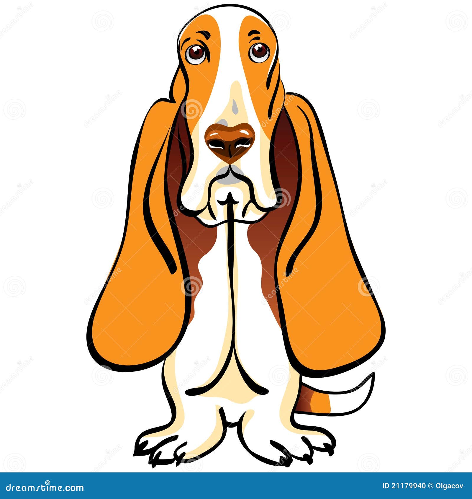 Vector Cartoon Dog Basset Hound Breed Stock Vector - Illustration of drawing, ears: 21179940 Vector Cartoon Dog Basset Hound Breed Stock Vector - Illustration of drawing, ears: 21179940