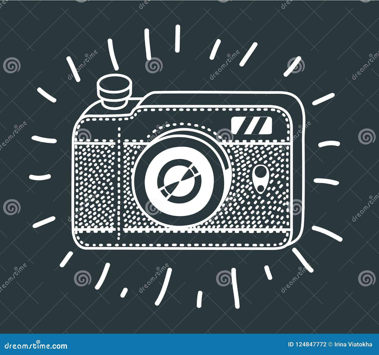 Vintage Photo Camera Icon, Retro Concept Stock Vector - Illustration of ...