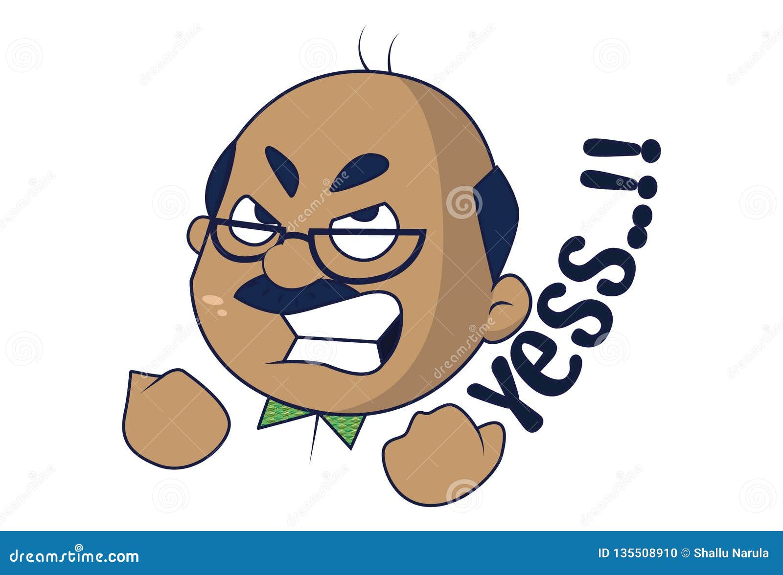 Vector Cartoon Illustration of Bald Man Stock Vector - Illustration of comic, mustache: 135508910 Vector Cartoon Illustration of Bald Man Stock Vector - Illustration of comic, mustache: 135508910