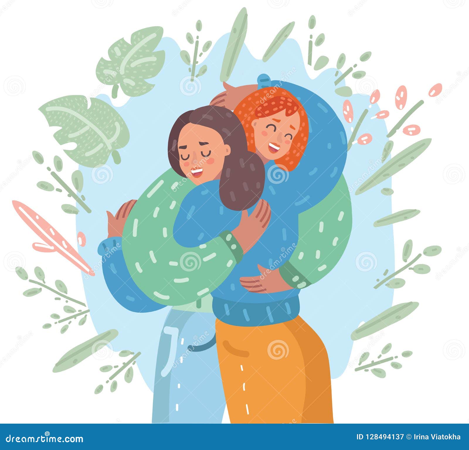 Friends Hugging Stock Illustrations – 3,706 Friends Hugging Stock  Illustrations, Vectors & Clipart - Dreamstime