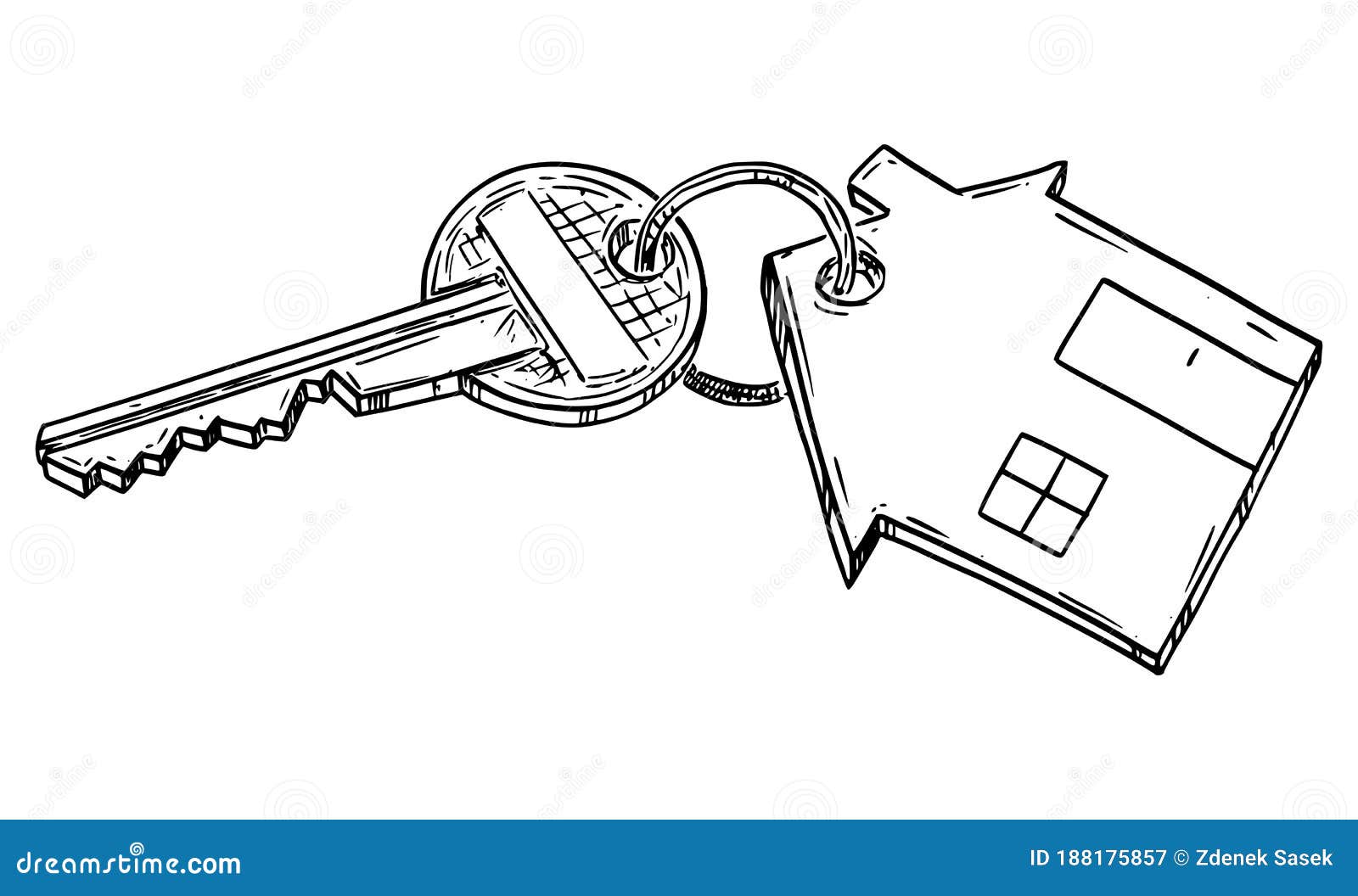Vector Cartoon Illustration of Home Key with Family House Keyring Stock Vector - Illustration of concept, loan: 188175857 Vector Cartoon Illustration of Home Key with Family House Keyring Stock Vector - Illustration of concept, loan: 188175857