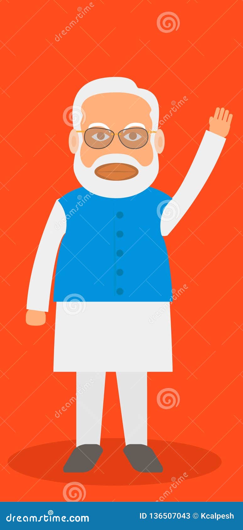Vector Caricature, Illustration of Narendra Modi, Indian Prime Minister  Stock Illustration - Illustration of prime, draing: 136507043