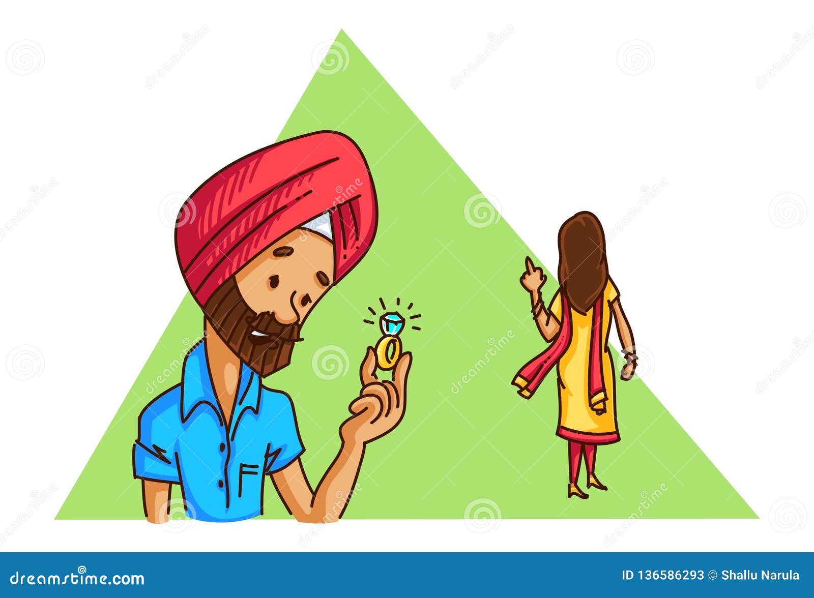 Illustration of Cartoon Punjabi Couple Stock Vector - Illustration of female, lohri: 136586293 Illustration of Cartoon Punjabi Couple Stock Vector - Illustration of female, lohri: 136586293