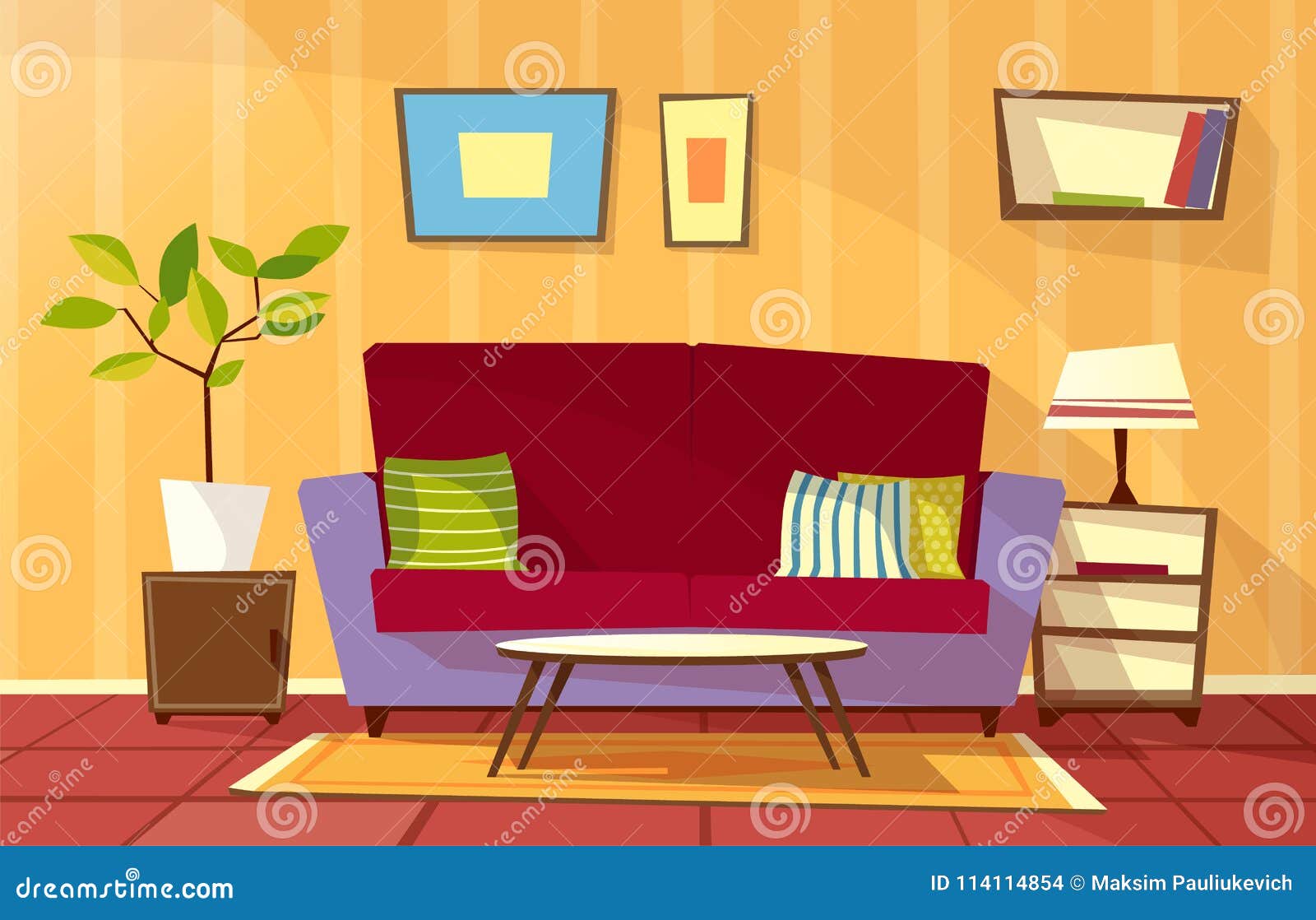 Vector Color Interior Cartoon Living Room Stock Illustrations – 3,713  Vector Color Interior Cartoon Living Room Stock Illustrations, Vectors &  Clipart - Dreamstime