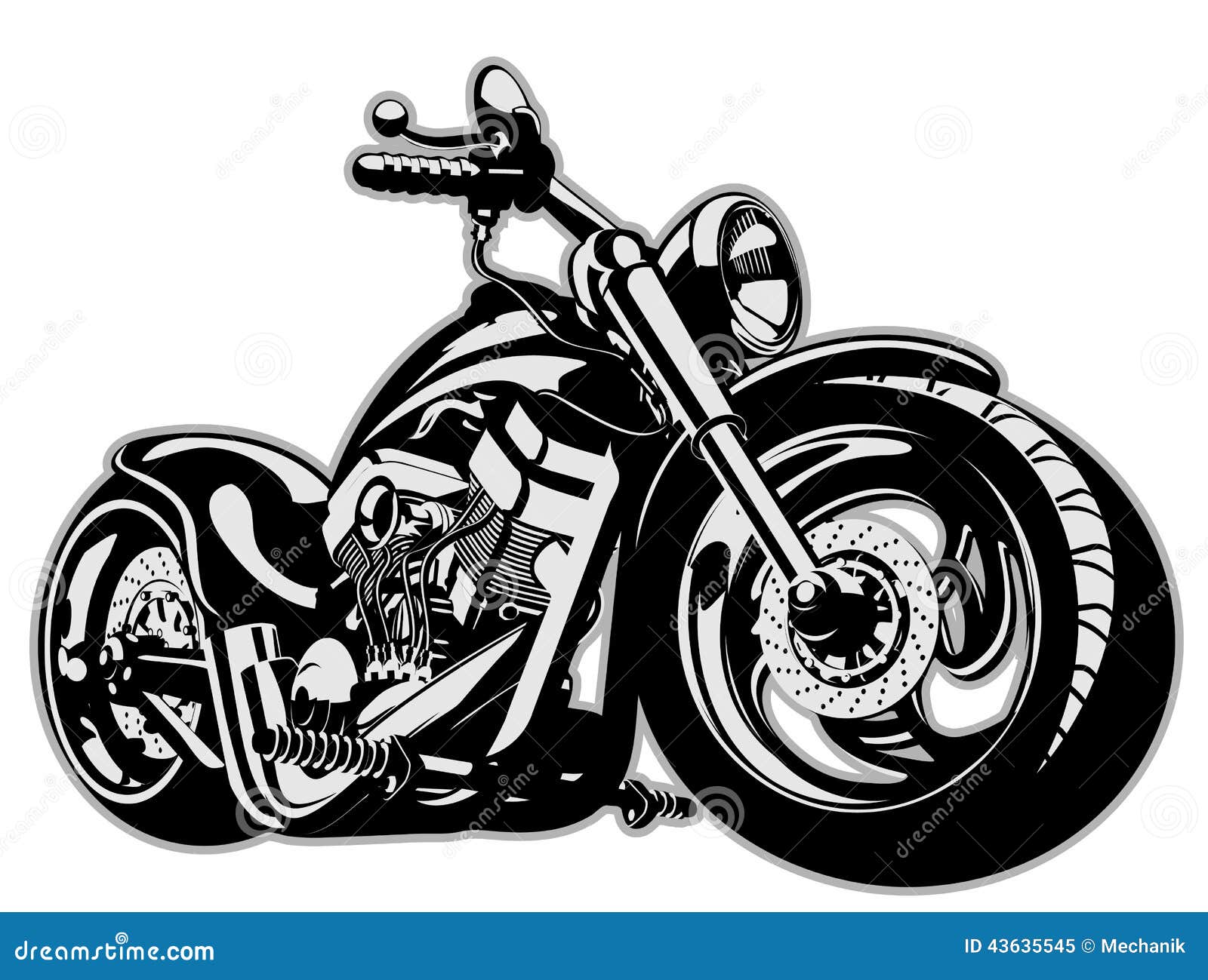  cartoon motorbike
