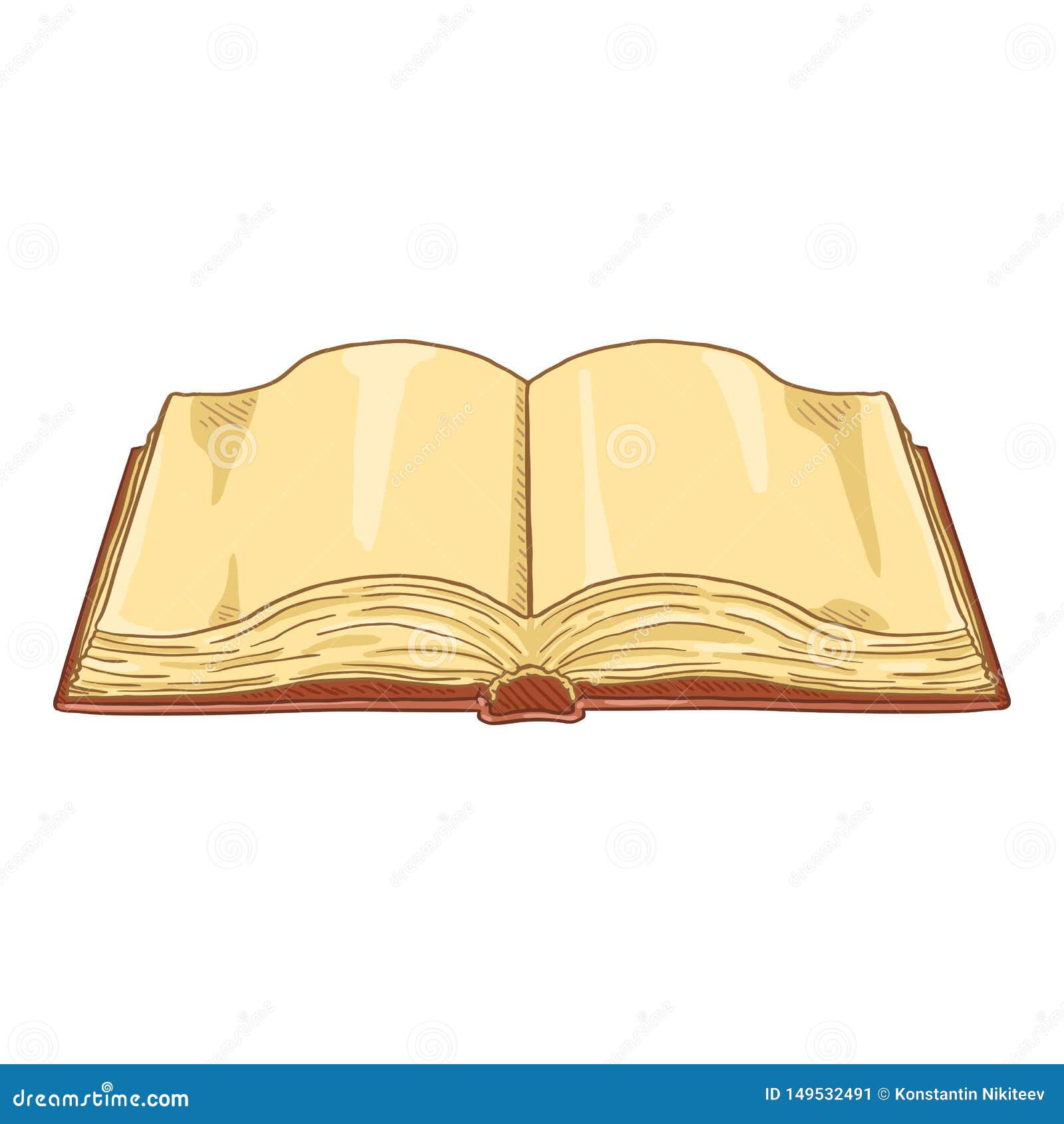 Vector Cartoon Open Book with Blank Pages Stock Vector - Illustration of novel, empty: 149532491 Vector Cartoon Open Book with Blank Pages Stock Vector - Illustration of novel, empty: 149532491