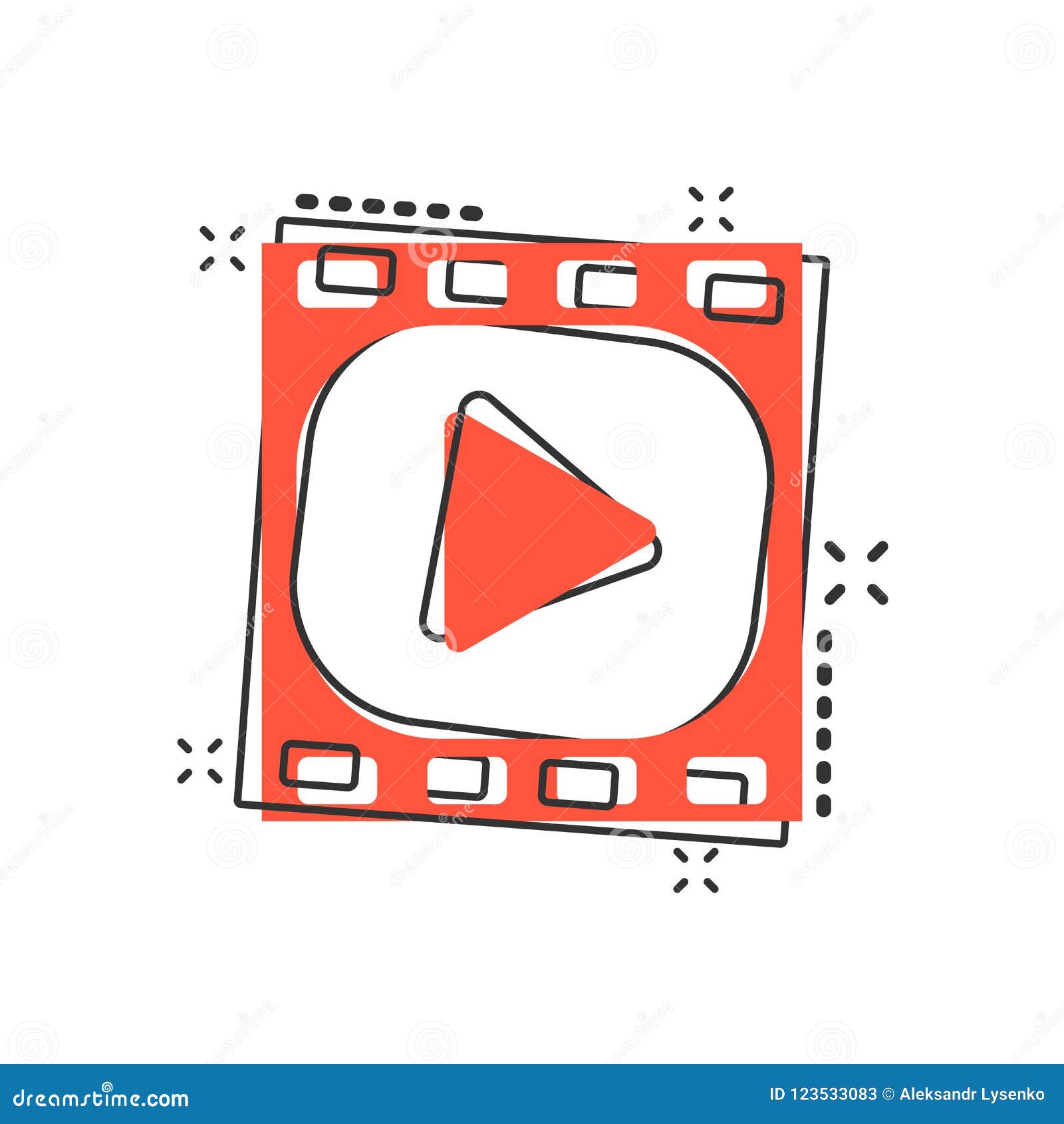 Vector Cartoon Play Button Icon in Comic Style. Play Video Sign Stock Vector - Illustration of forward, circle: 123533083 Vector Cartoon Play Button Icon in Comic Style. Play Video Sign Stock Vector - Illustration of forward, circle: 123533083