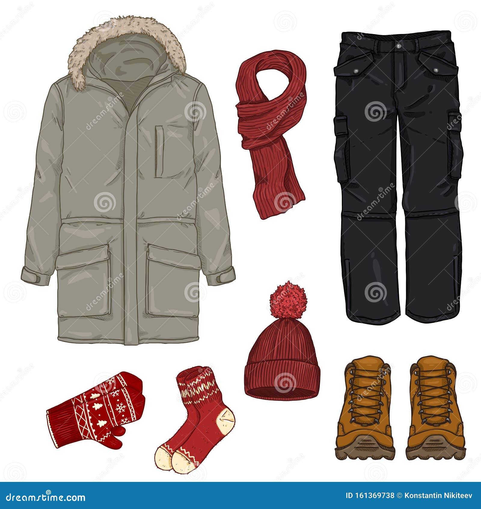 25,486 Man Isolated Clothing Winter Stock Vectors and Vector Art