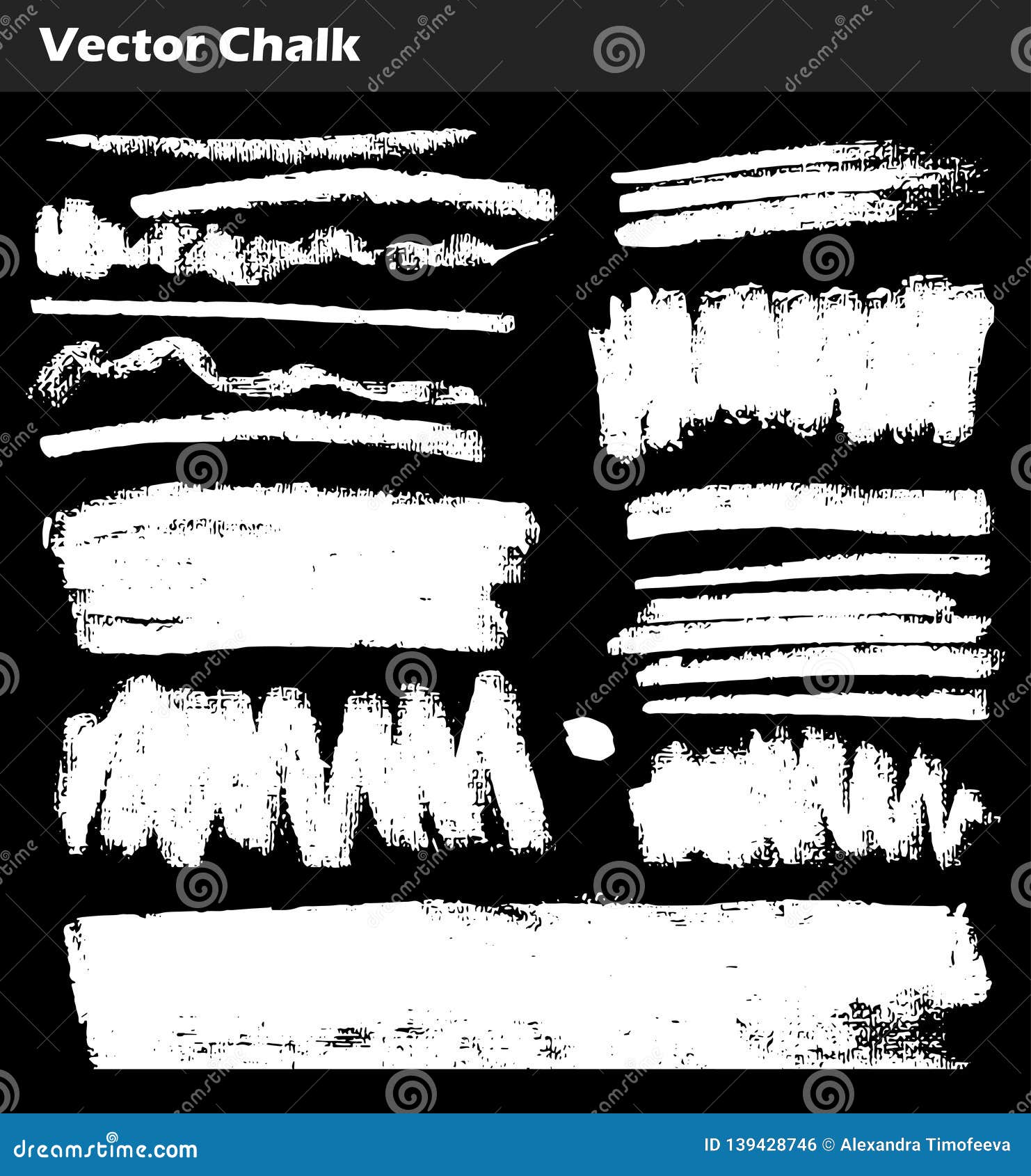 Vector Chalk Lines stock vector. Illustration of collection 139428746