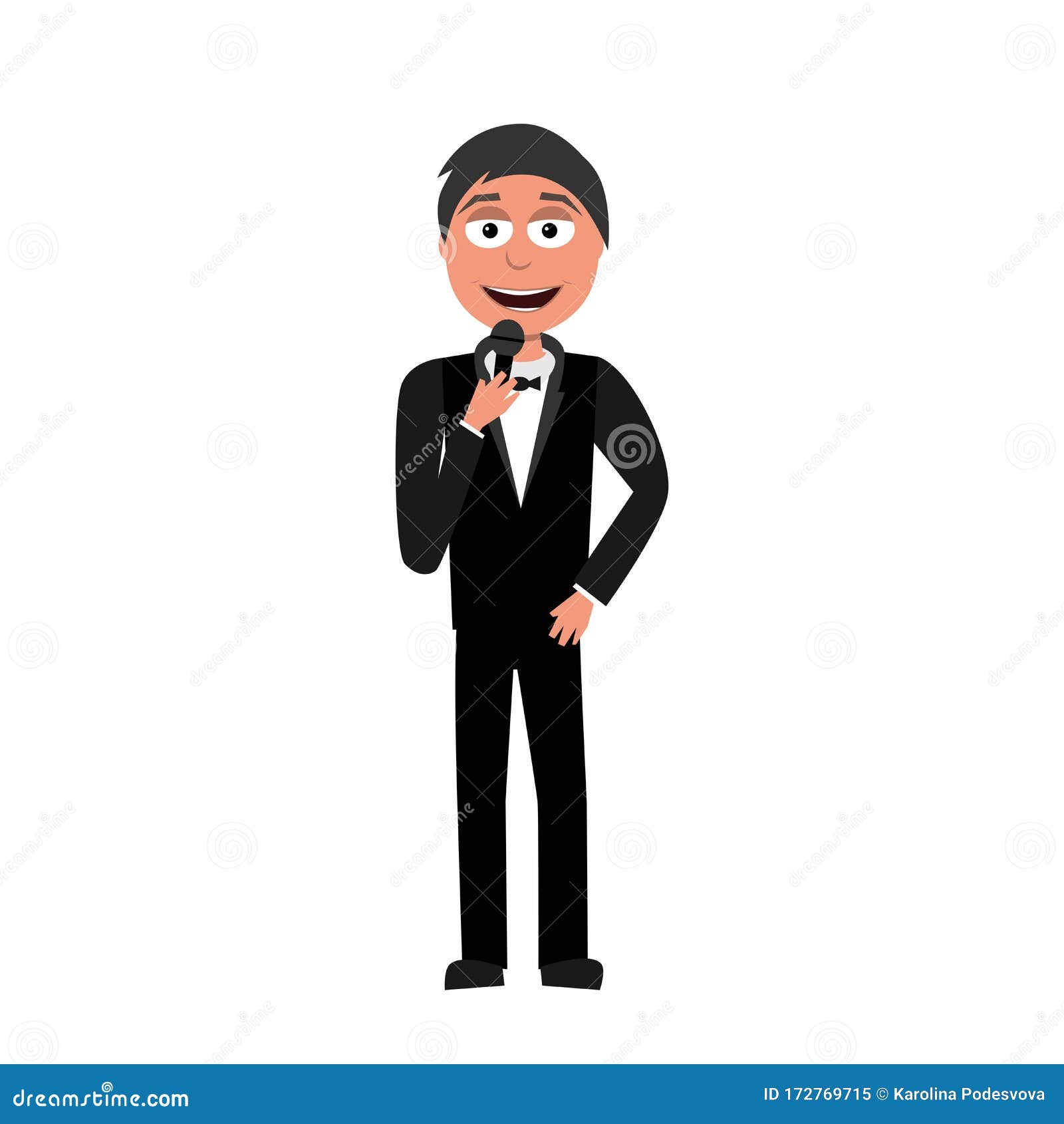 Vector Character Of Moderator | CartoonDealer.com #172769715