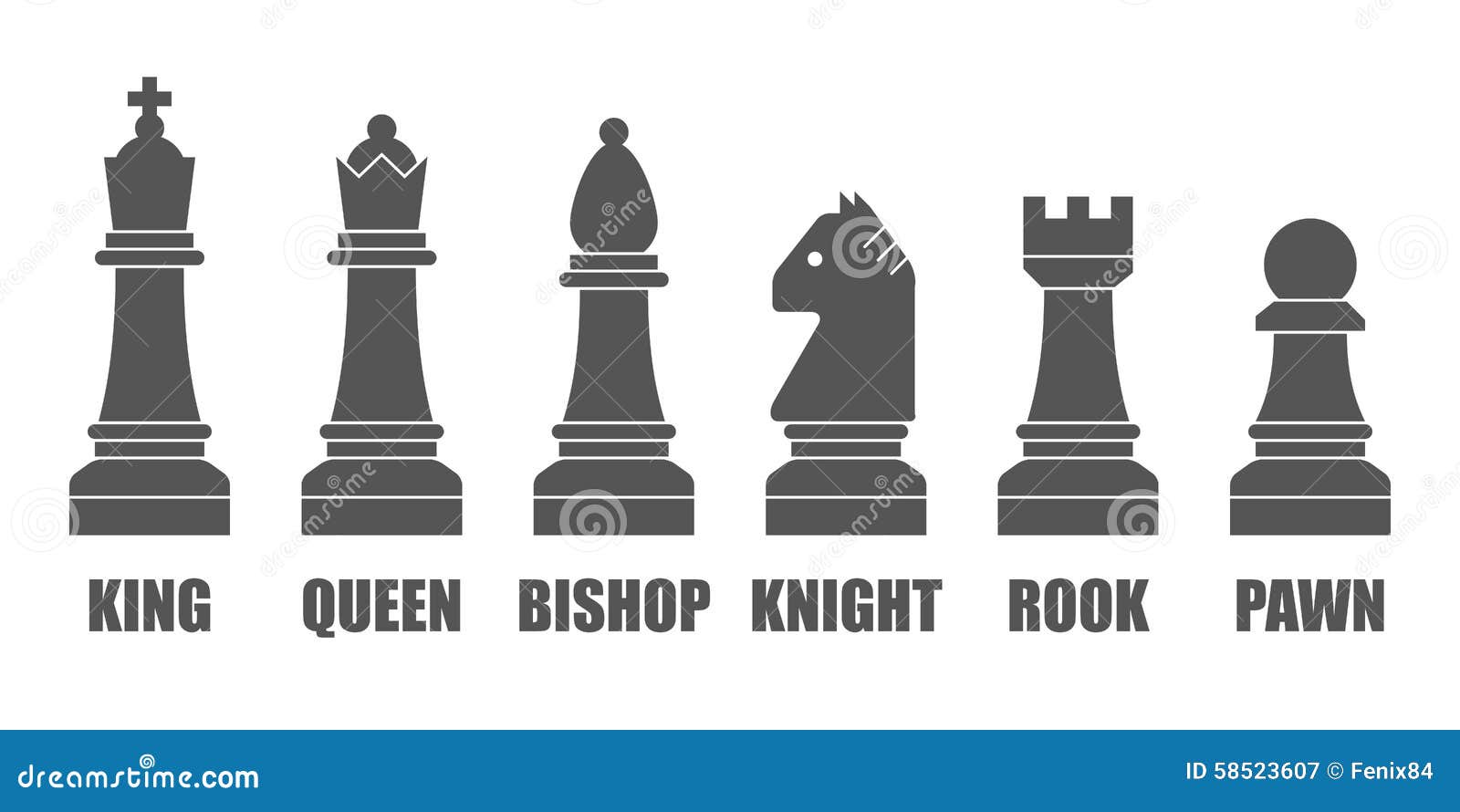 Chess Piece Names Stock Illustrations – 18 Chess Piece Names Stock  Illustrations, Vectors & Clipart - Dreamstime