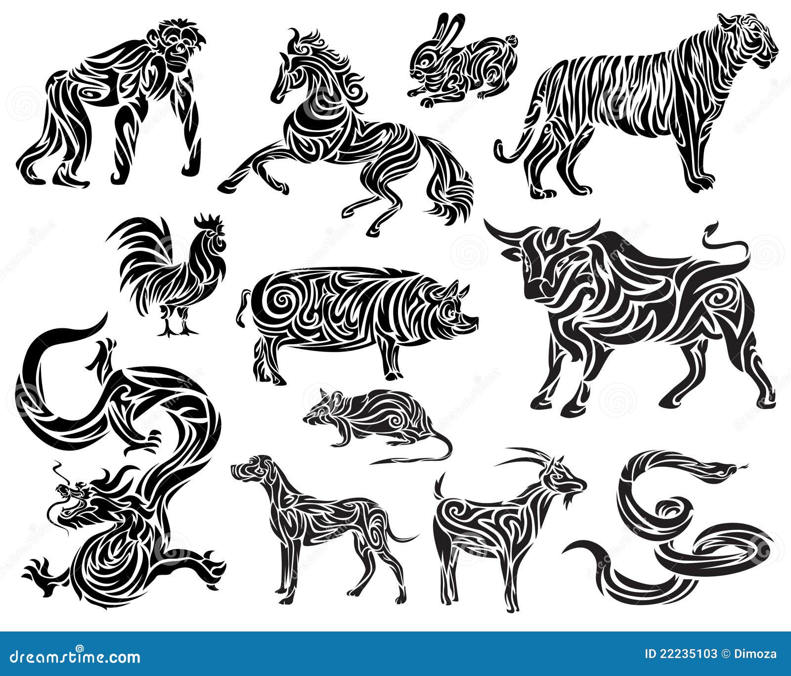 Chinese Horse Tattoo