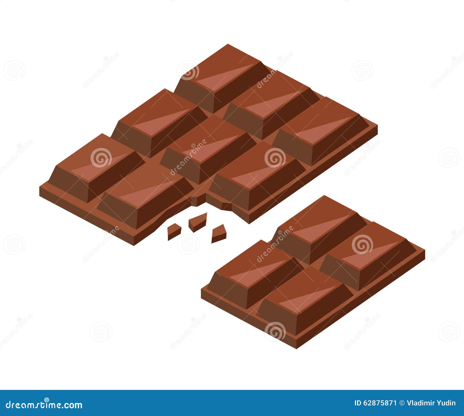 Vector Chocolate Bar Stock Vector Illustration Of Icon 62875871