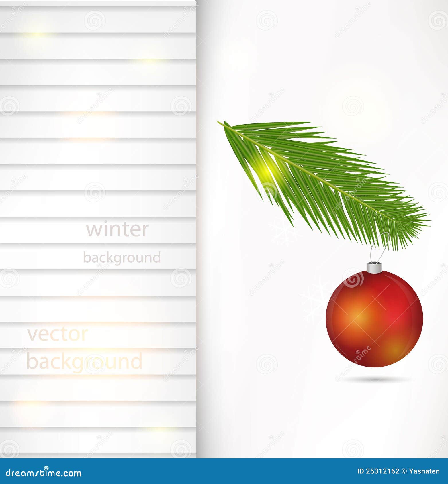 Vector Chrismtas Light Card Stock Illustration Illustration of flake