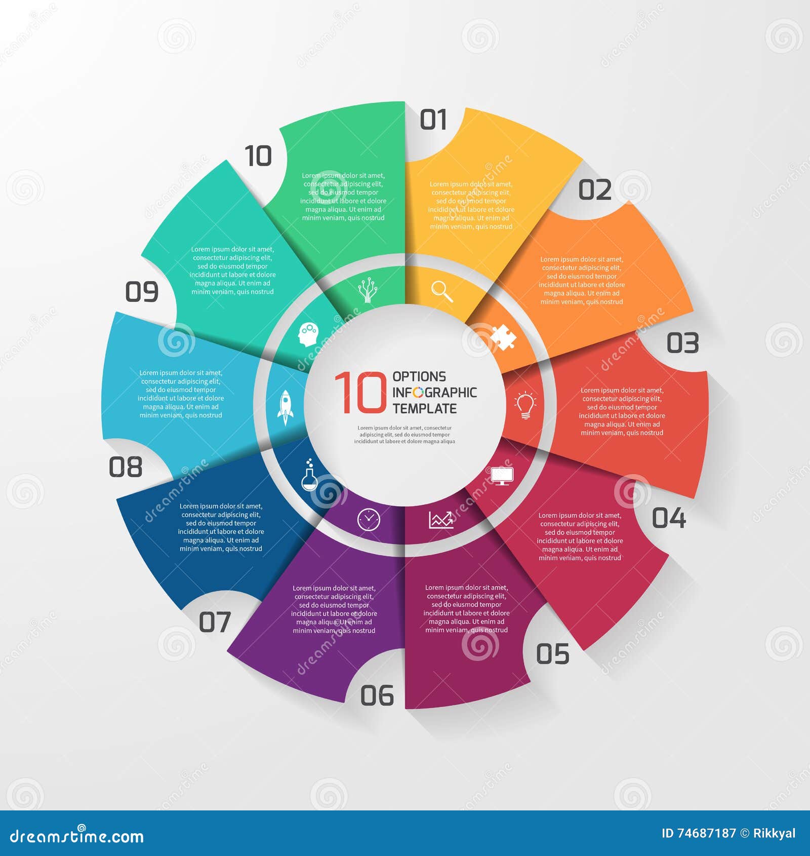 Circle Chart Template