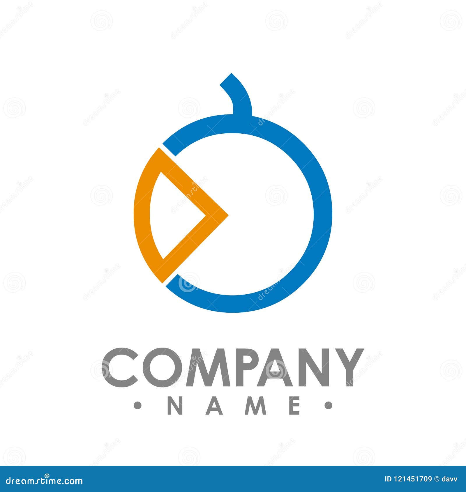 Vector Circle Ring Logo Design Abstract Circle Logo Template R Stock Vector Illustration Of Shape Symbol