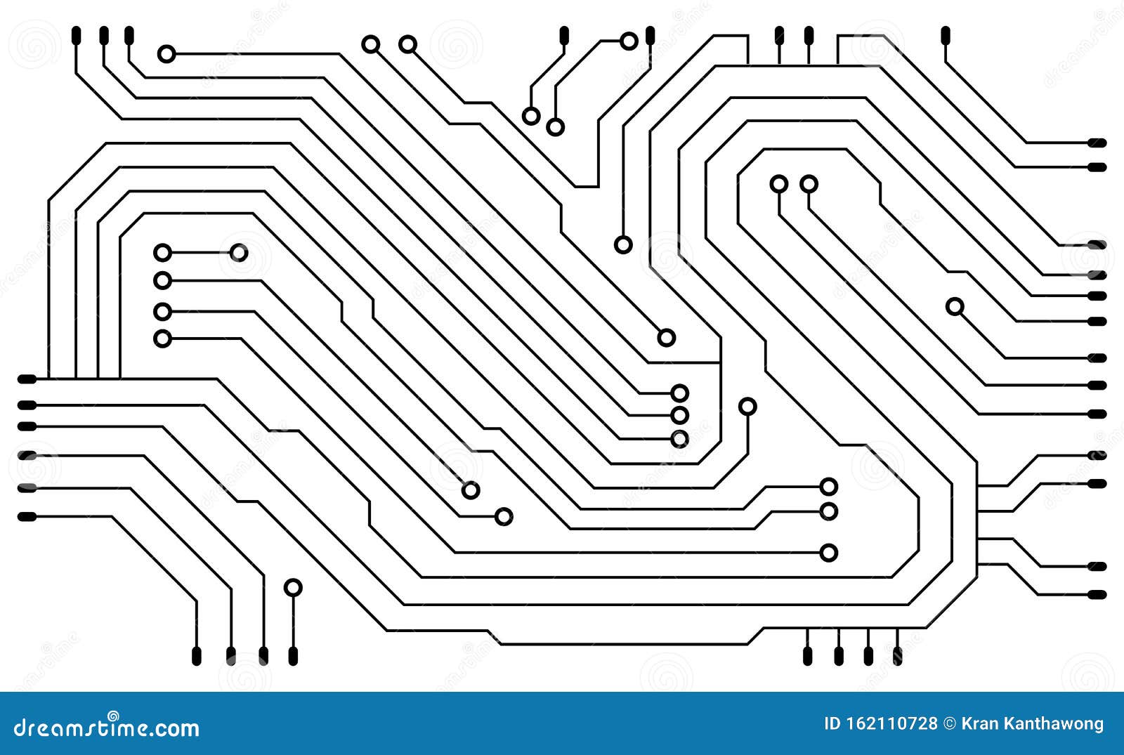 Vector Circuit Board Background Technology. Illustration Stock Vector -  Illustration of integrated, energy: 162110728