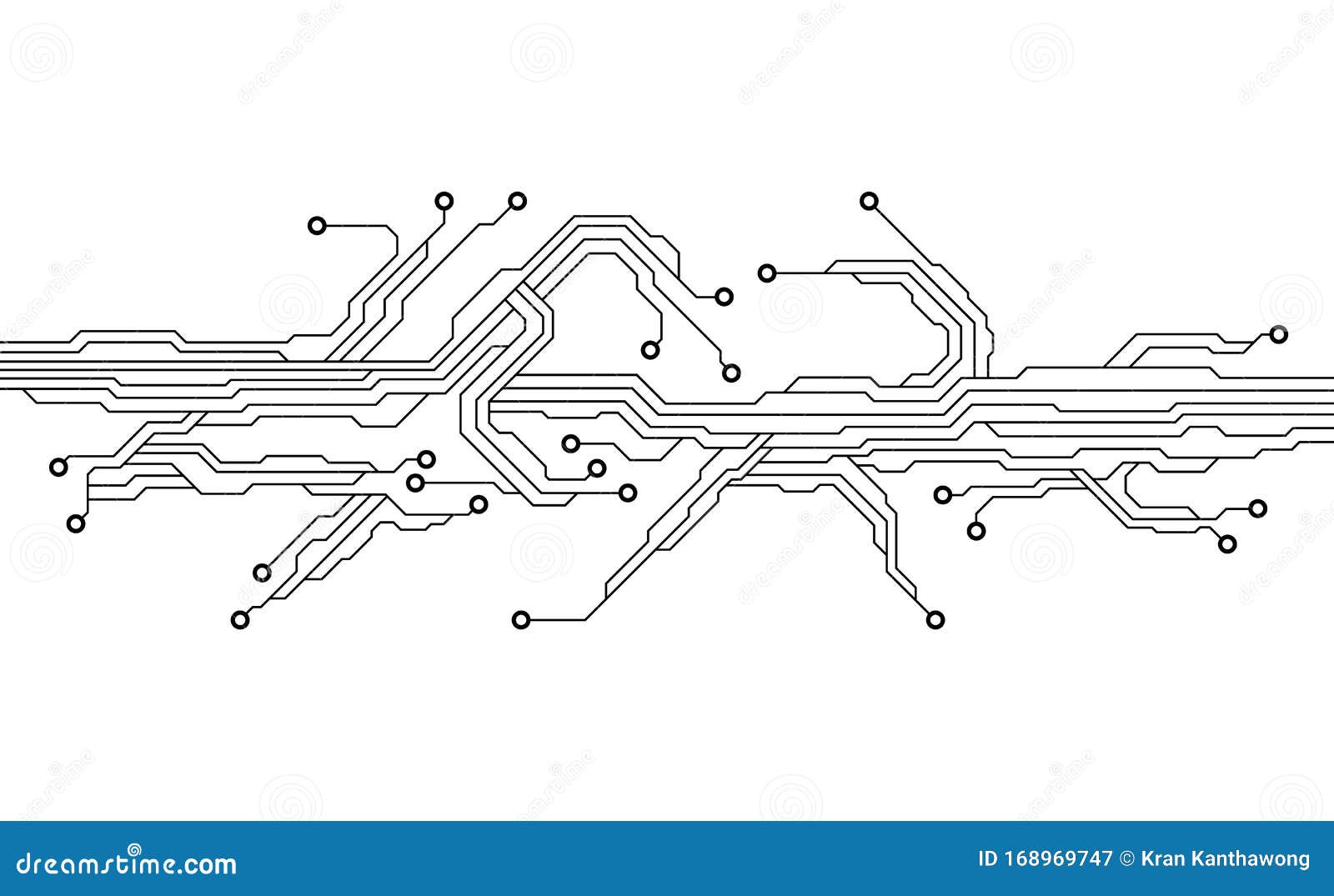 Vector Circuit Board Background Technology. Illustration Stock Vector -  Illustration of hardware, board: 168969747