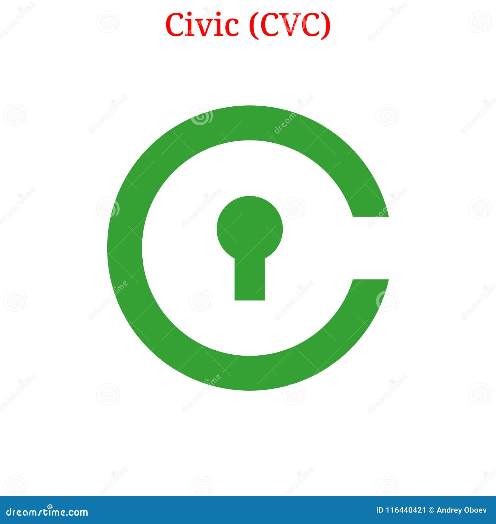 Vector Civic CVC logo stock vector. Illustration of ...