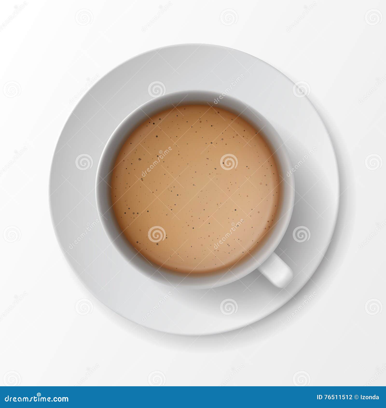  coffee cup mug with crema foam bubbles on background