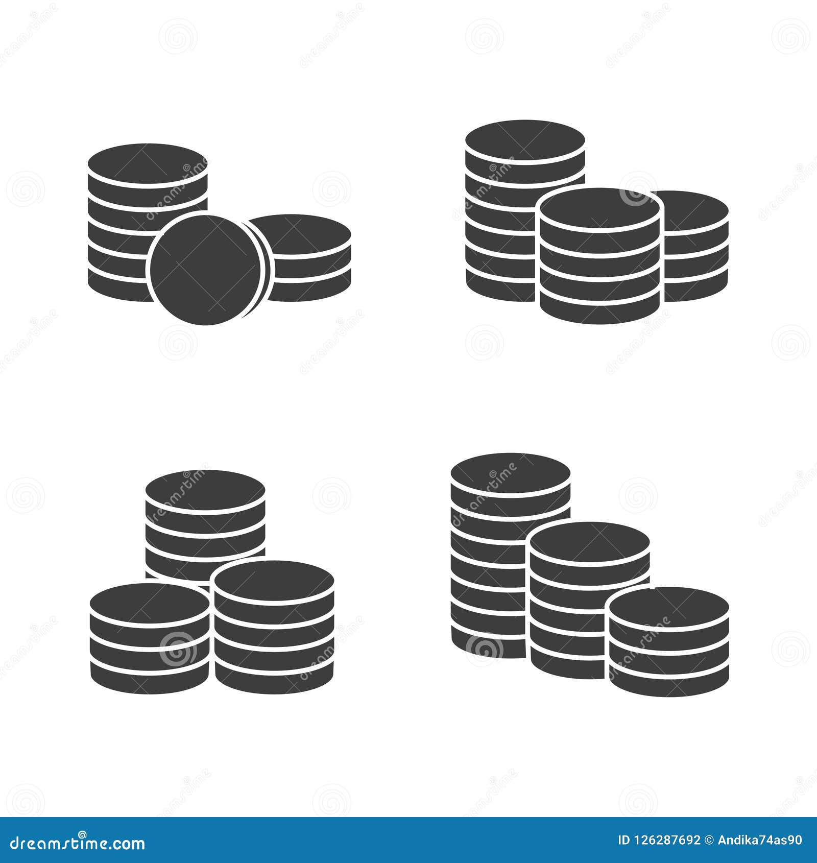  coins stack  icon