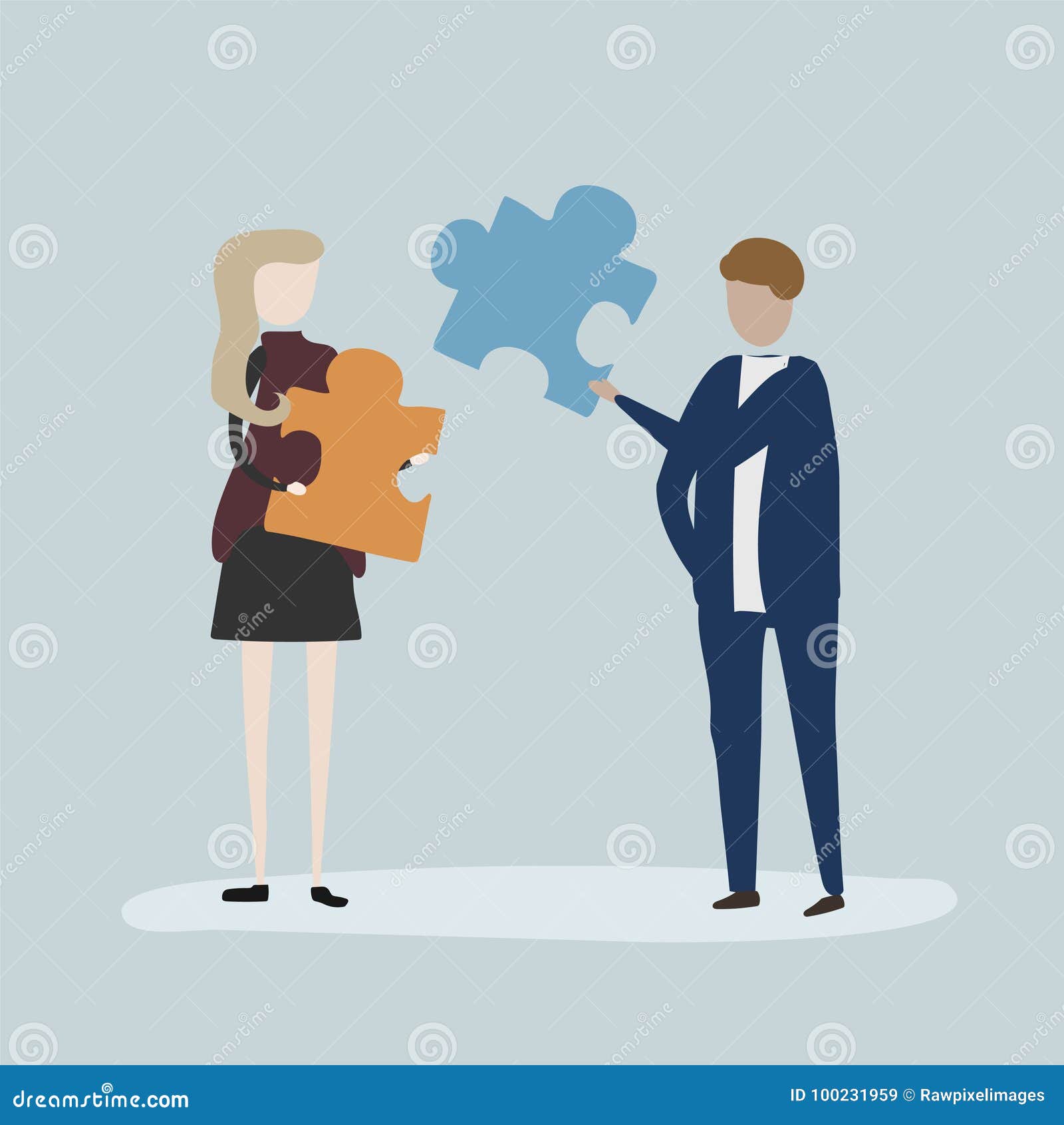 Vector Collection of Business People Stock Vector - Illustration of ...