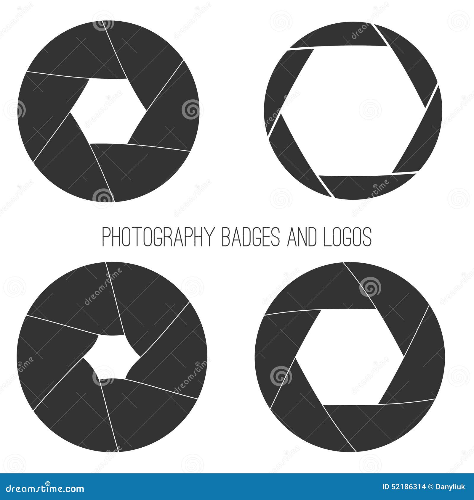 Vector Collection Of Photography Logo Templates Stock ...