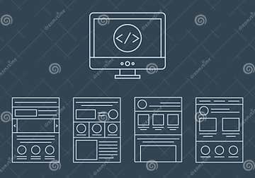 Vector Collection of Web Development Icons - Html Stock Vector ...