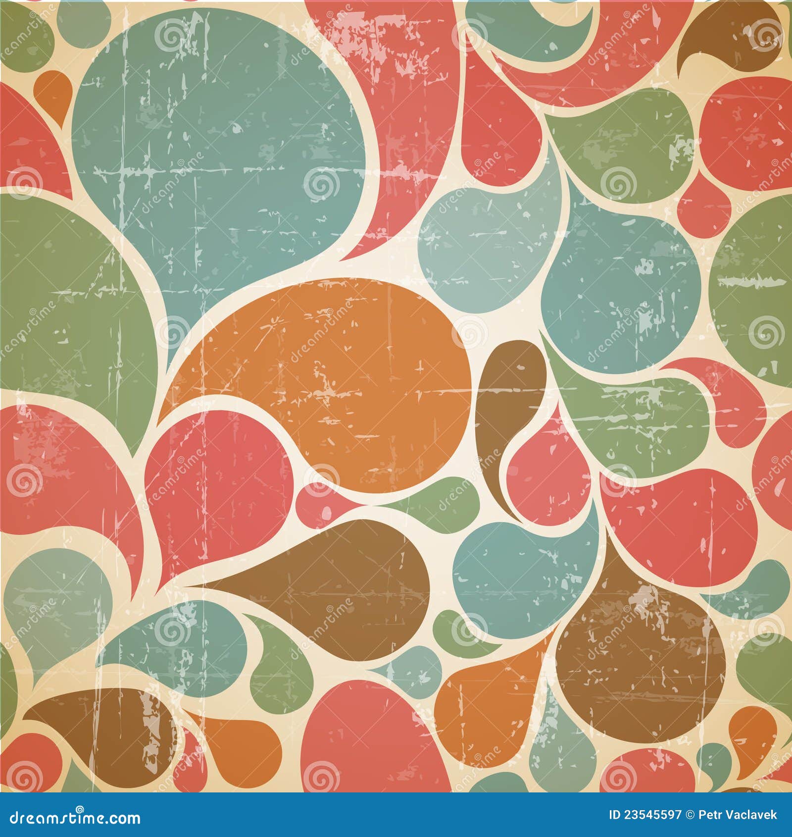  colorful abstract retro pattern