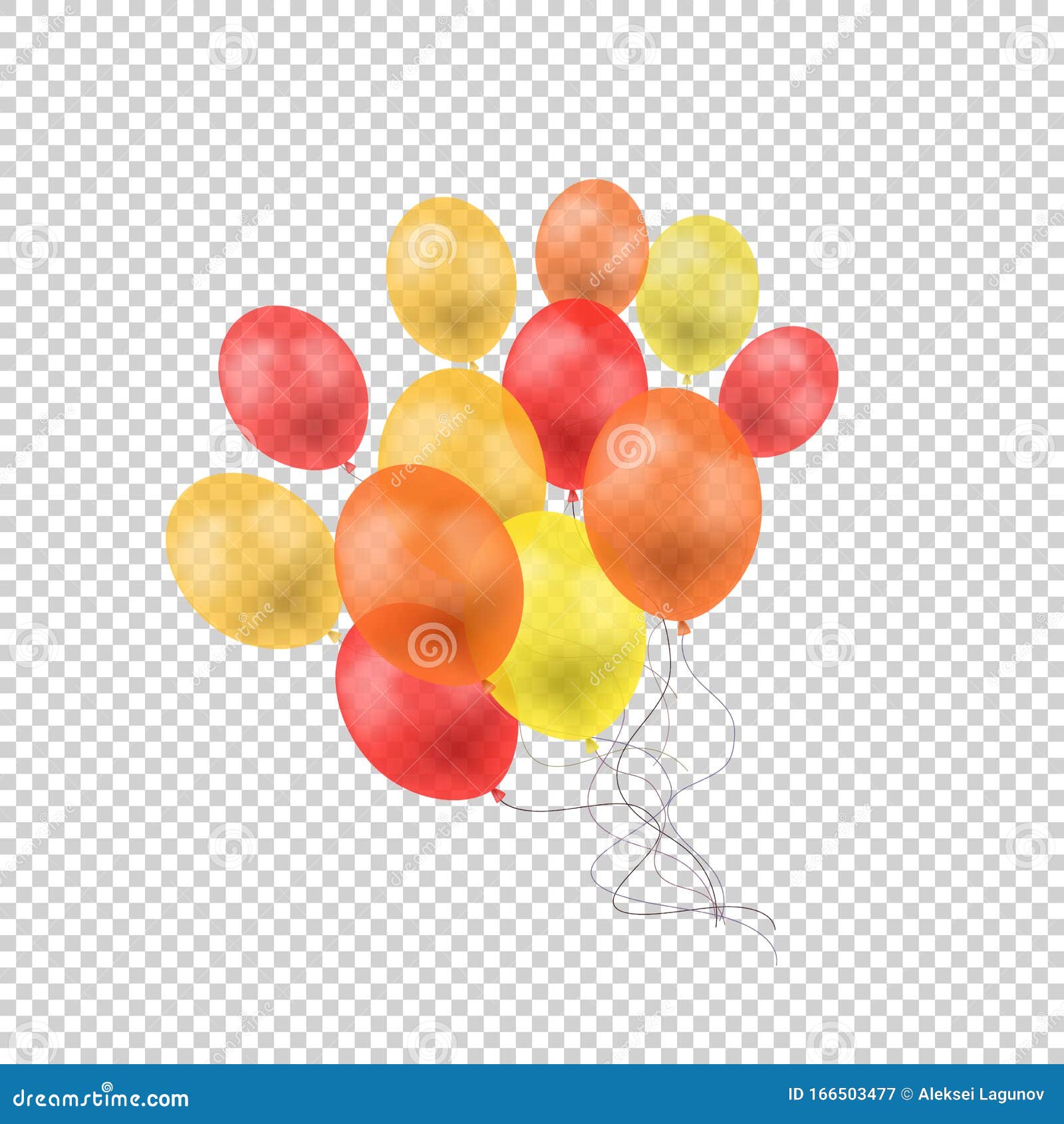 Party Streamers Vector Isolated Object Stock Illustration