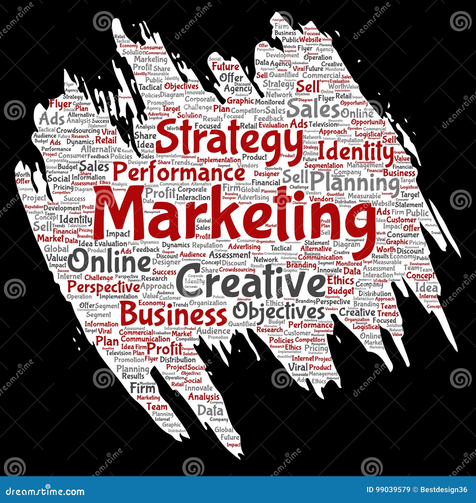 Vector Conceptual Development Business Marketing Stock