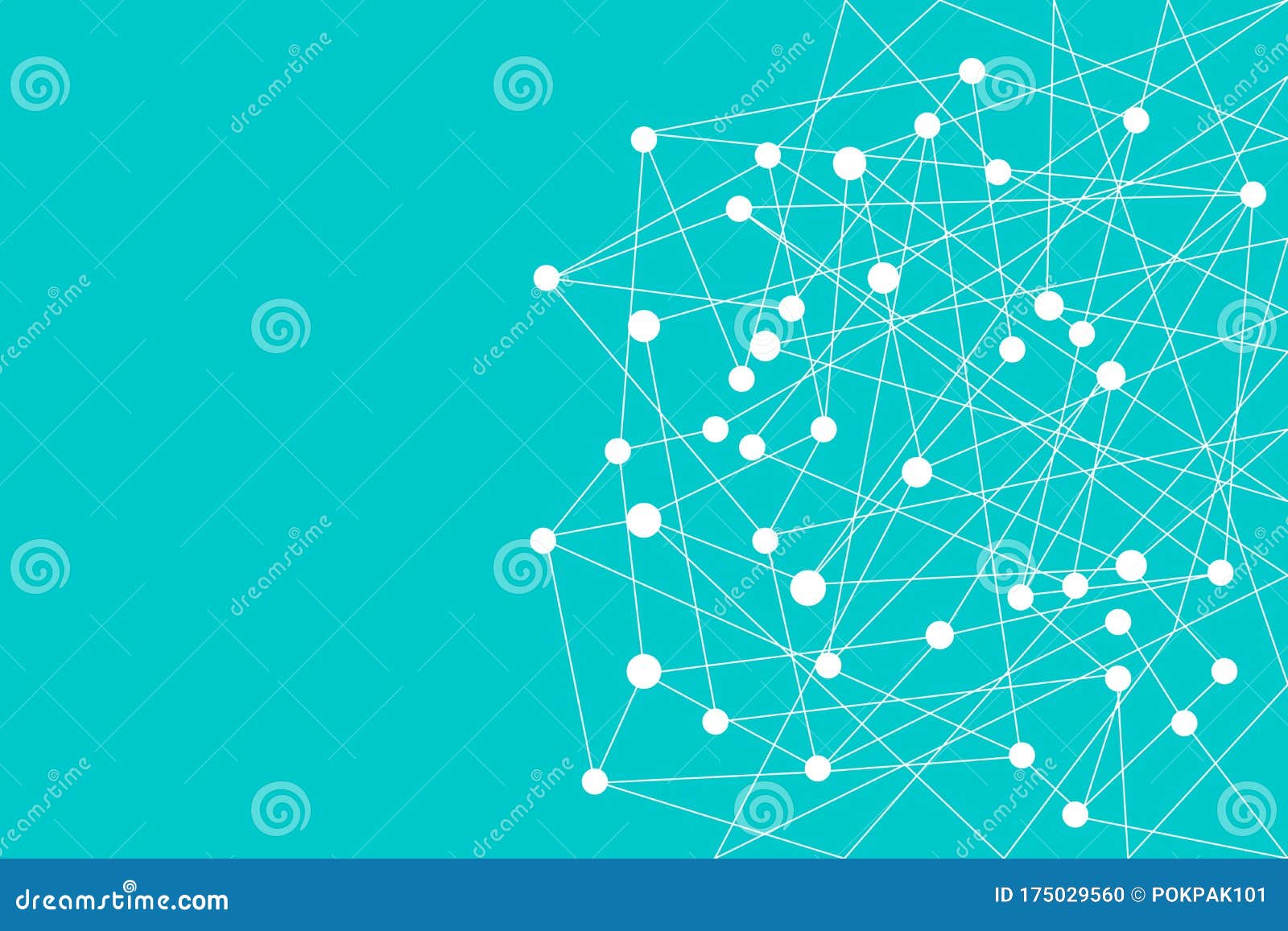 Connecting dots and lines stock vector. Illustration of innovation