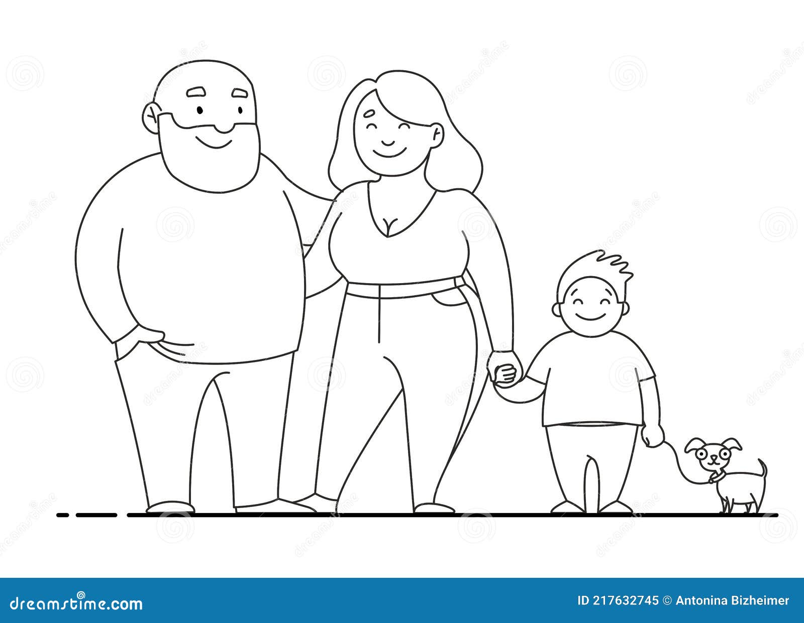 Vector sketch big family character hugging at home Vector sketch big family  hugging at home cozy cloth standing together  CanStock
