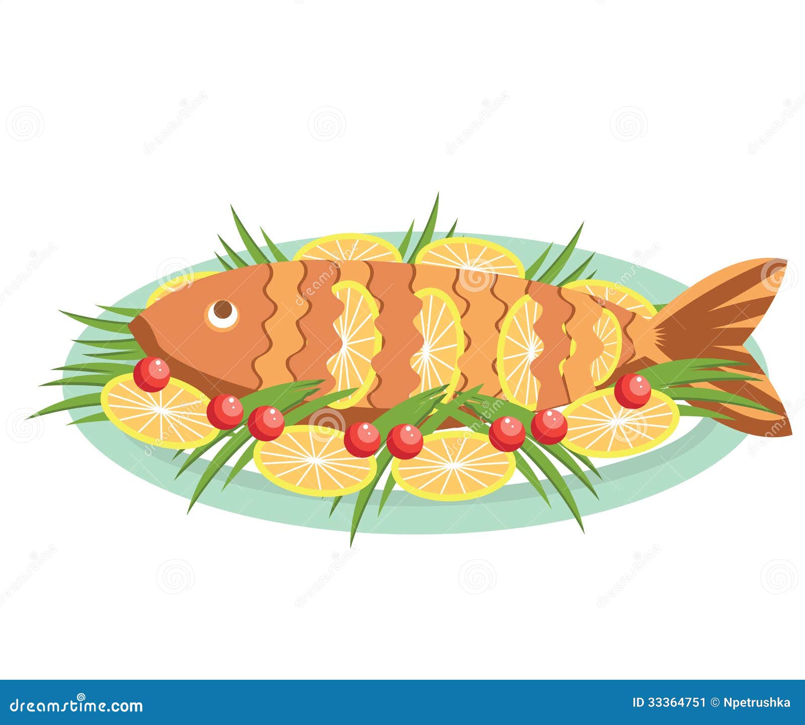 Vector Cooked Fish with Lemons .Vector Food Isolat Stock Vector - Illustration of kitchen, lifestyle: 33364751 Vector Cooked Fish with Lemons .Vector Food Isolat Stock Vector - Illustration of kitchen, lifestyle: 33364751