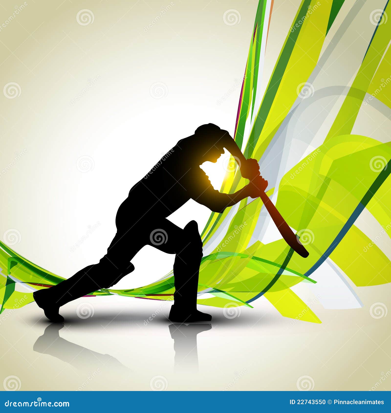 Vector Cricket Background Stock Photo Image 22743550