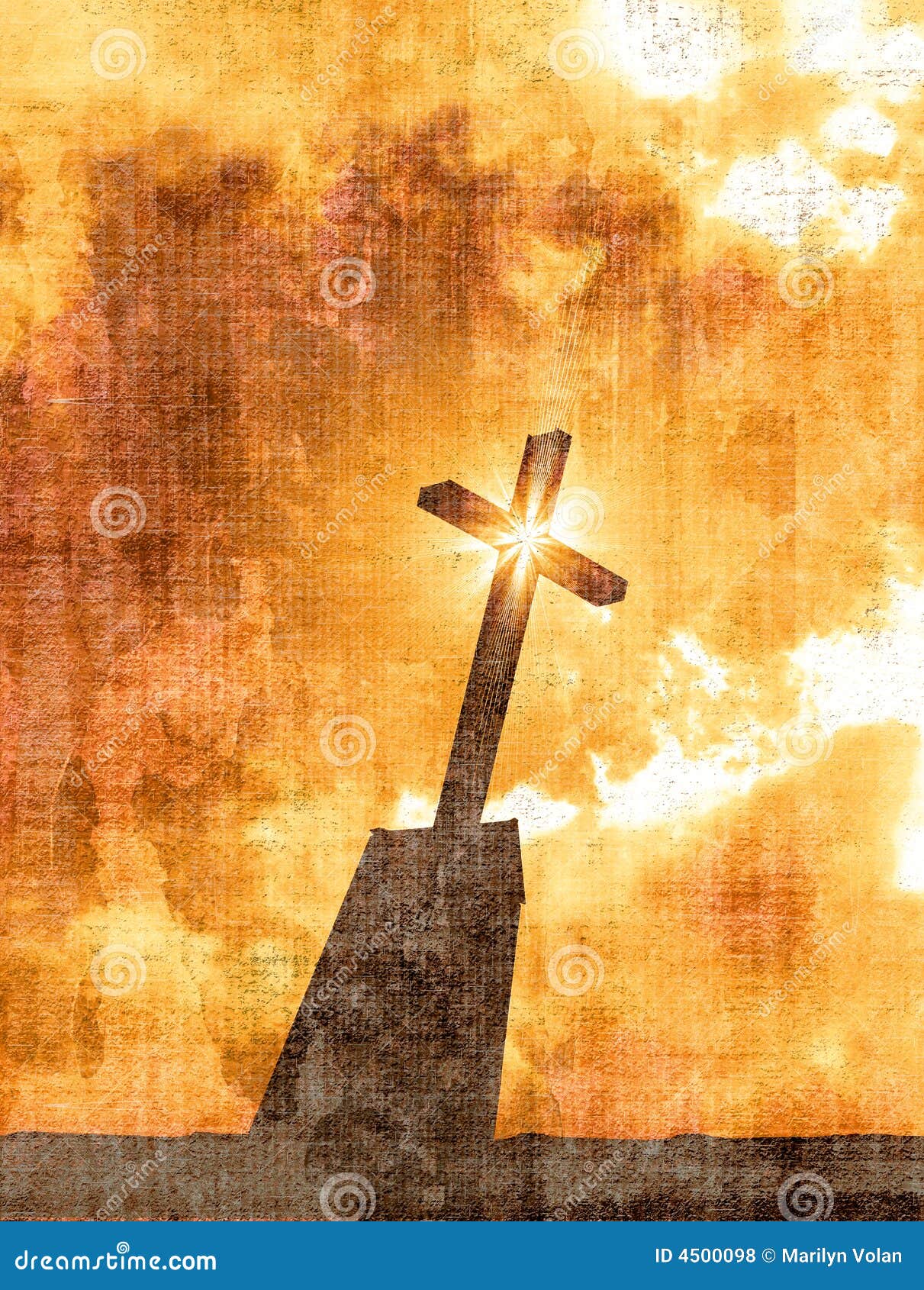 Vector Cross Grunge stock vector. Illustration of cross - 4500098